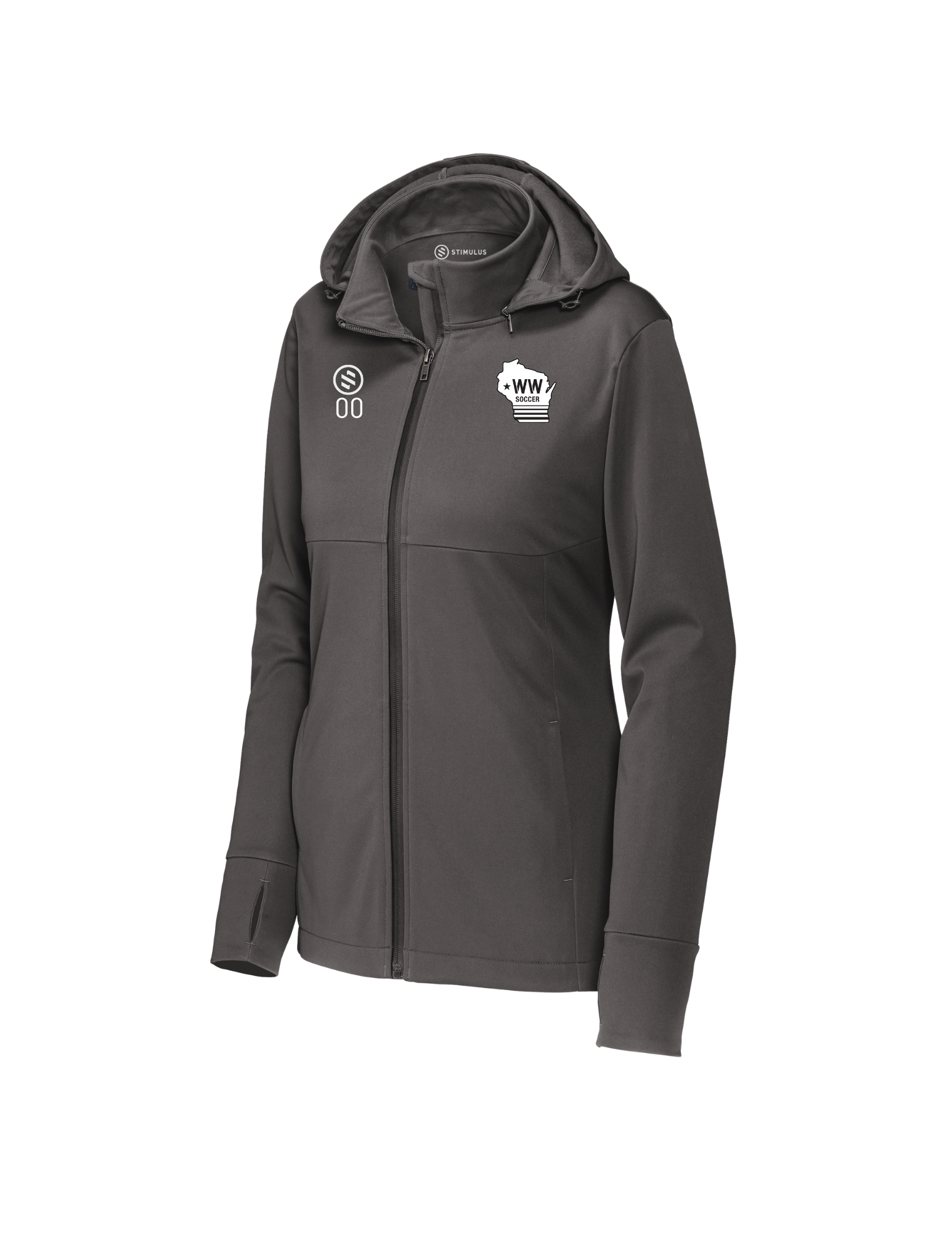 Western Wisconsin Coaches - Pro Weather Jacket - Women's - Graphite