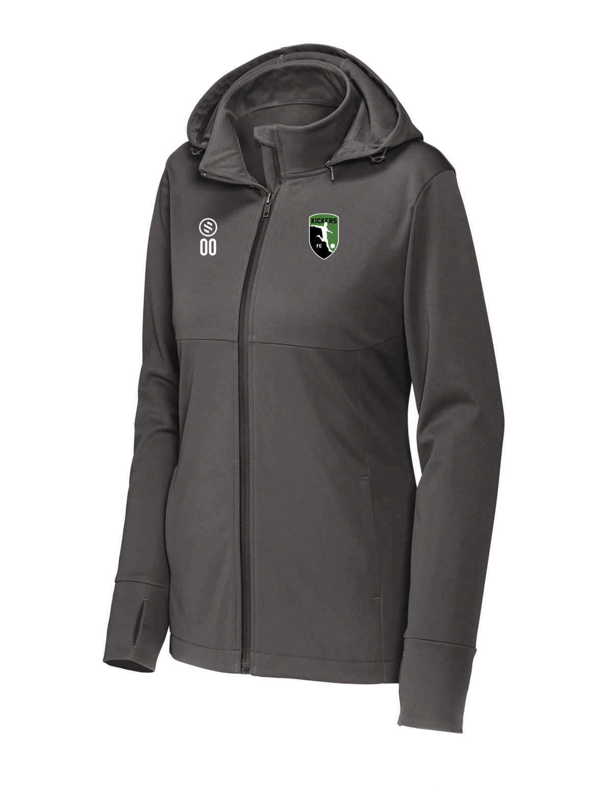 Kickers FC Coaches - Pro Weather Jacket - Women's - Graphite