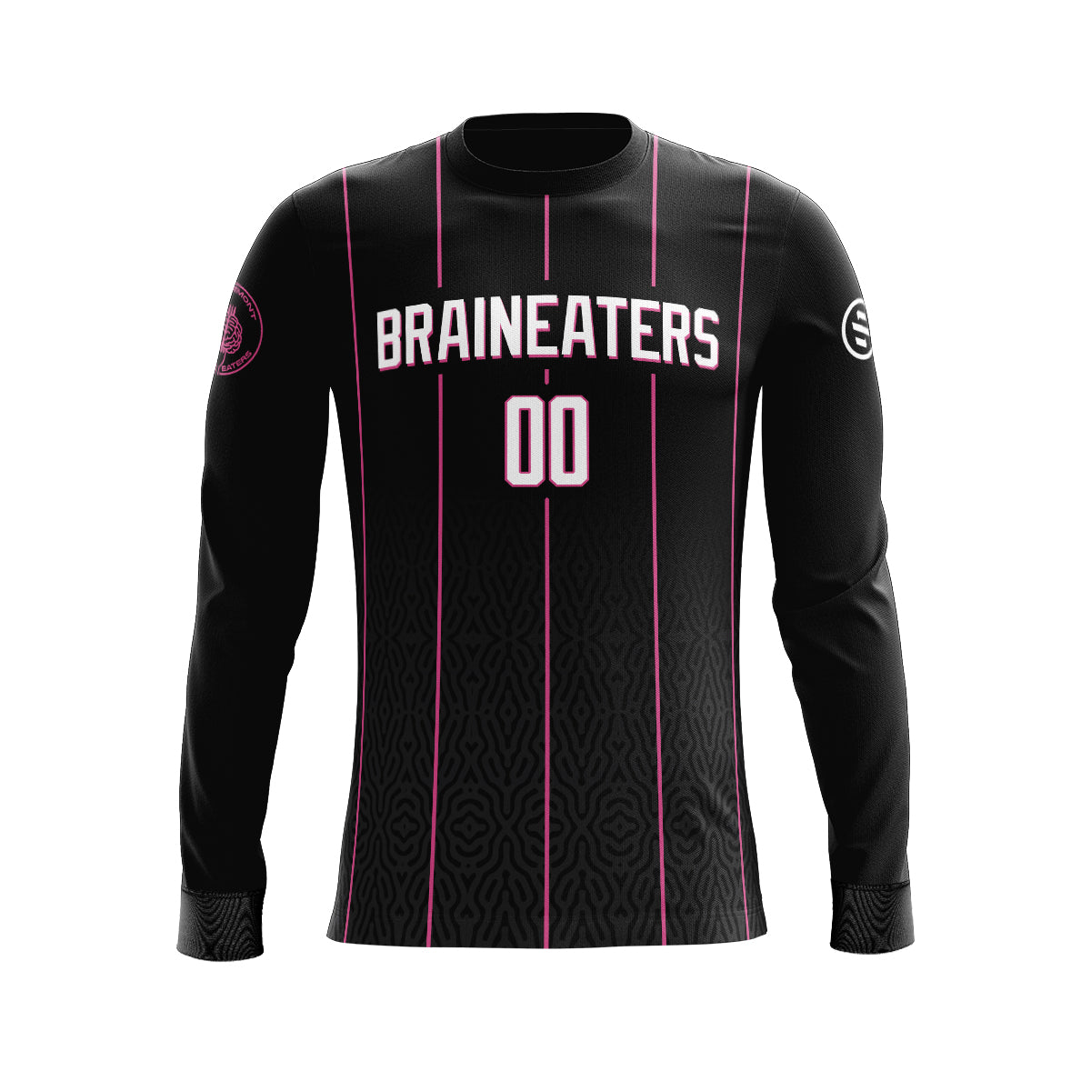 Claremont Braineaters - Black Long Sleeve Game Jersey