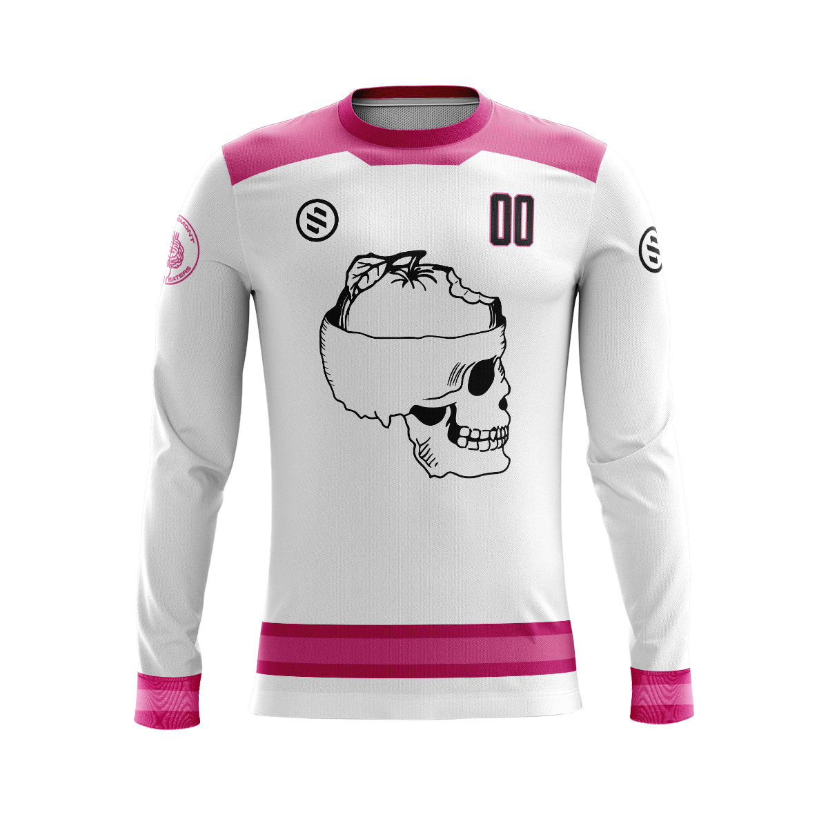 Claremont Braineaters - White Long Sleeve Game Jersey