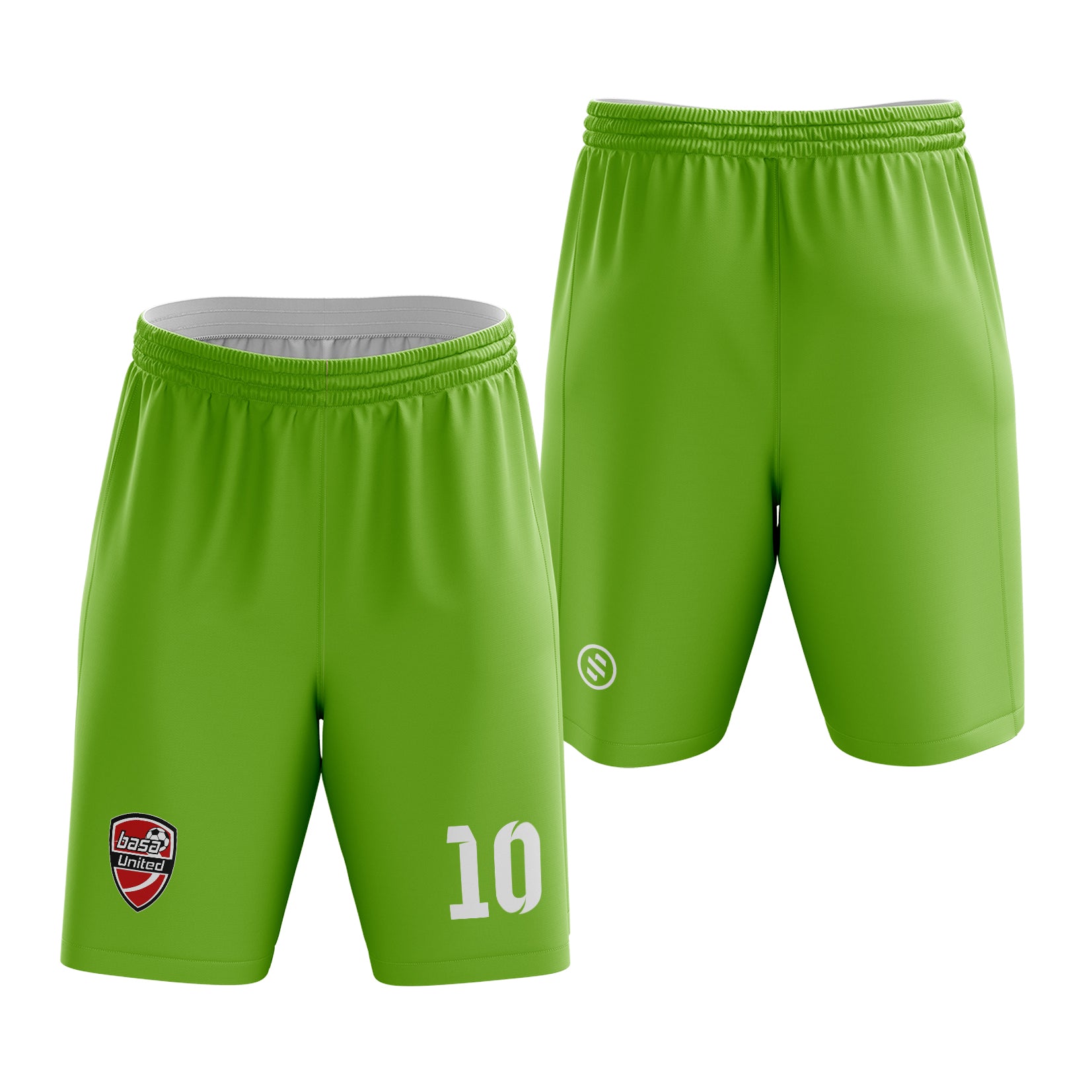 BASA United - Neon Goalkeeper Shorts