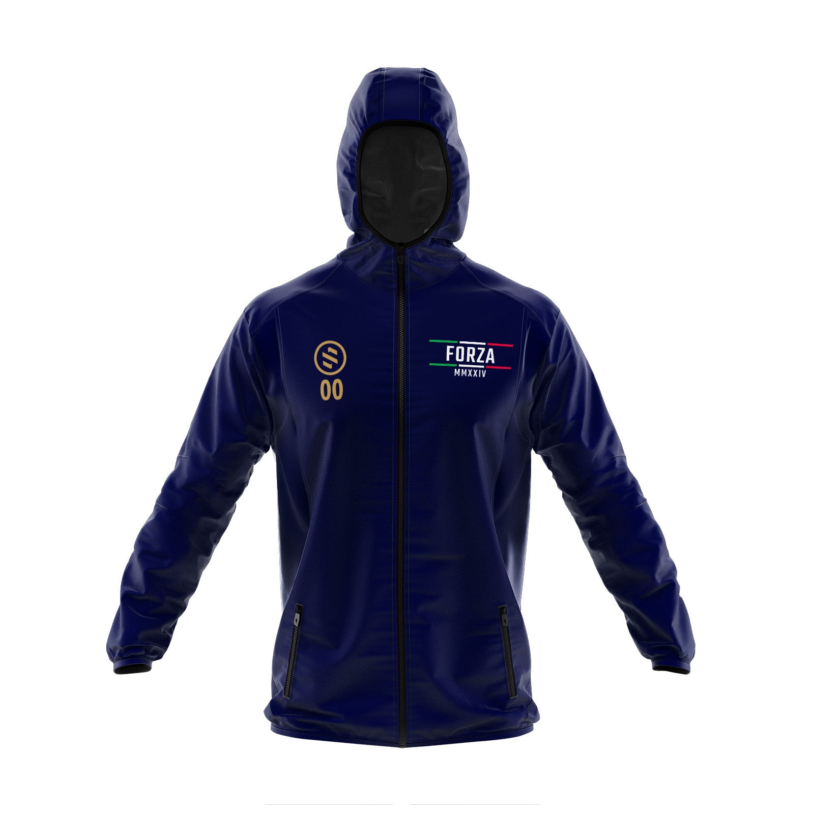 Forza -Navy Blue Rain Jacket