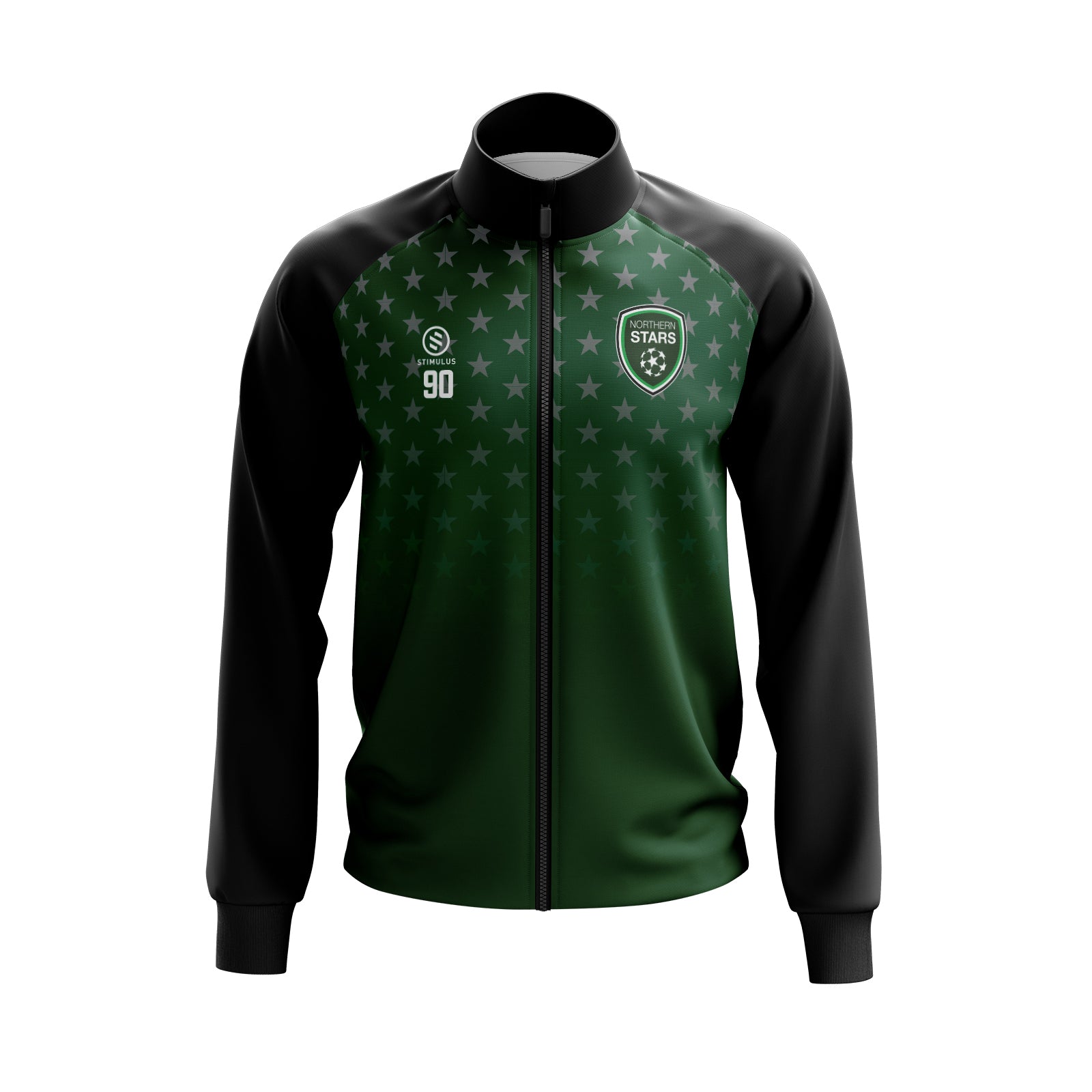 Niagara Northern Stars  - Black and Green Full-Zip Jacket