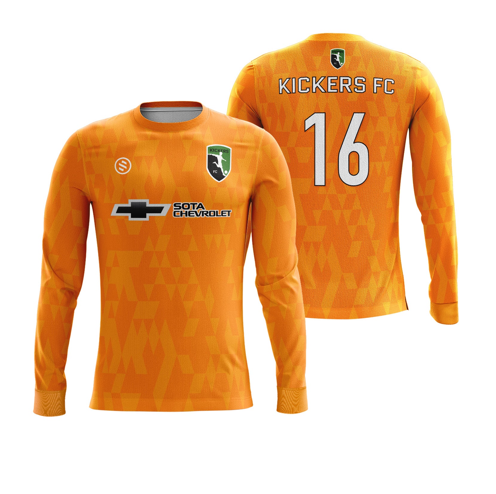 Kickers FC  - Orange Goalkeeper Jersey Long Sleeve
