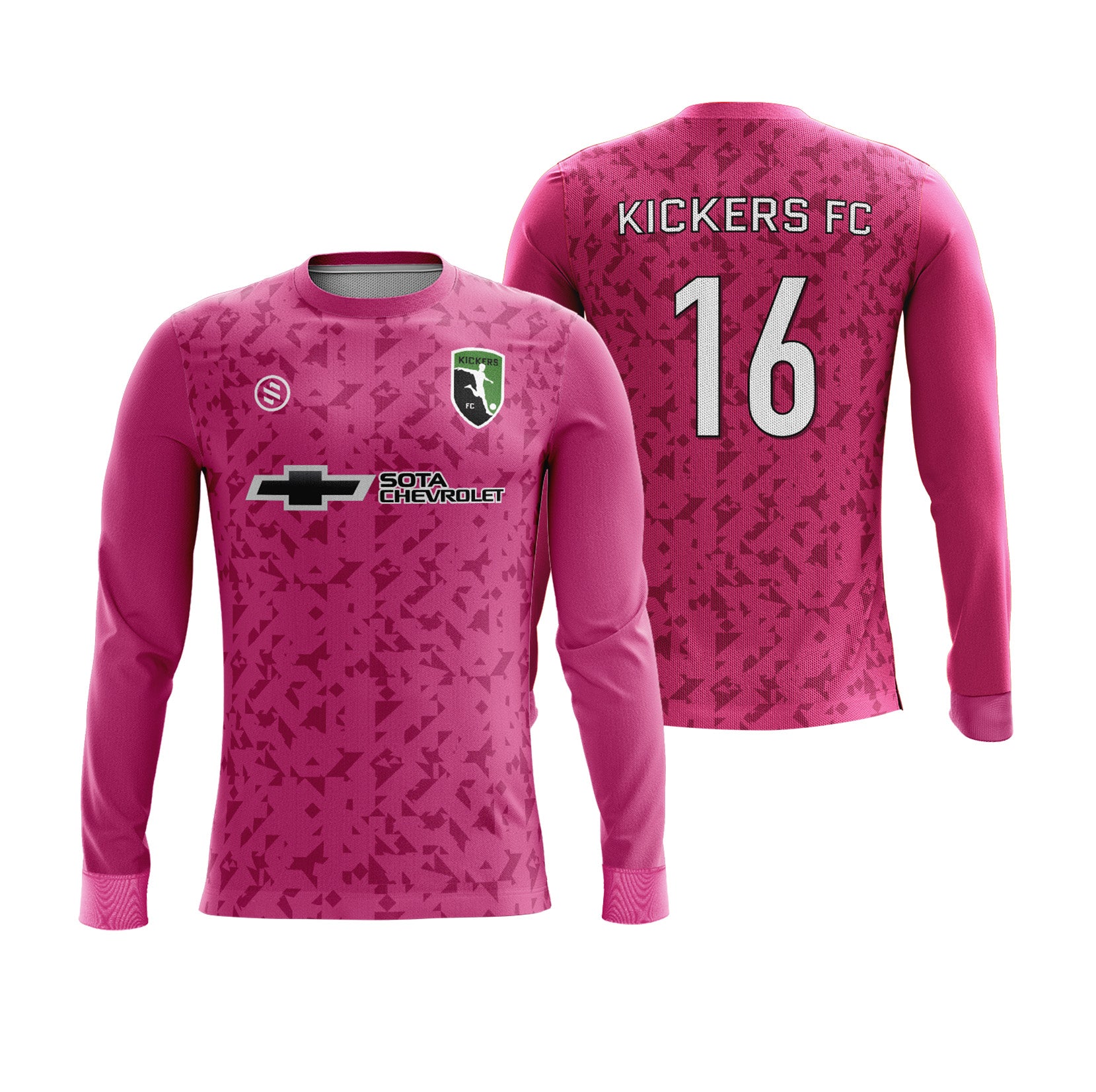 Kickers FC  - Pink Goalkeeper Jersey Long Sleeve