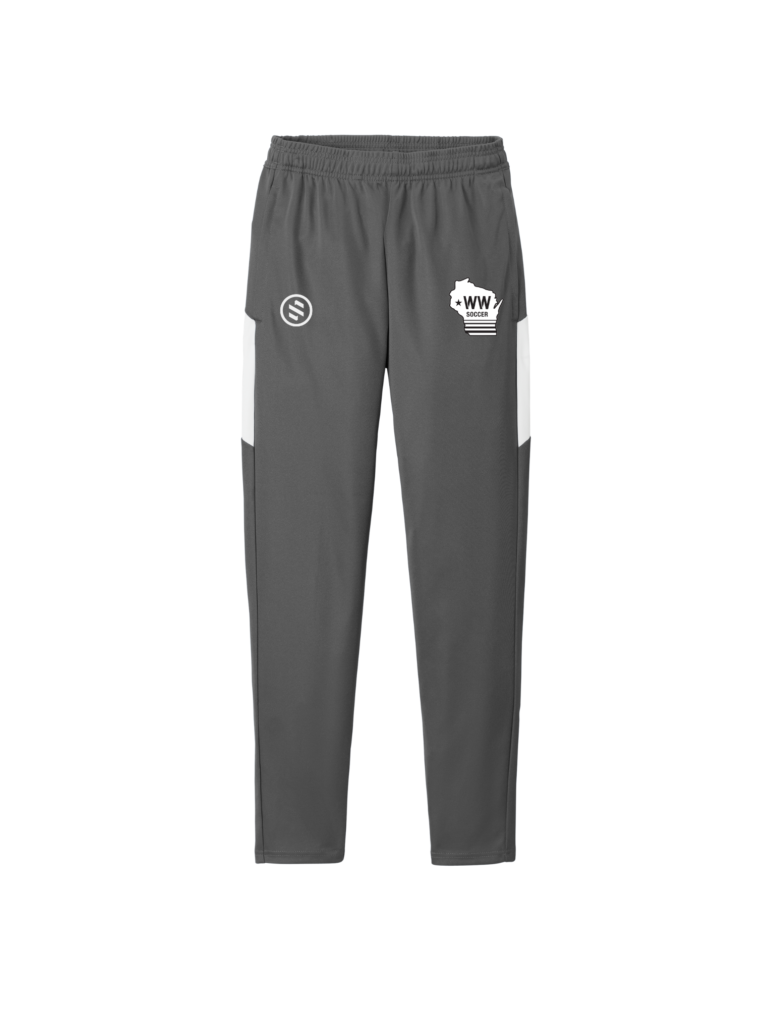 Western Wisconsin Coaches - Profit Tapered Pant - Men's - Iron Grey/ White