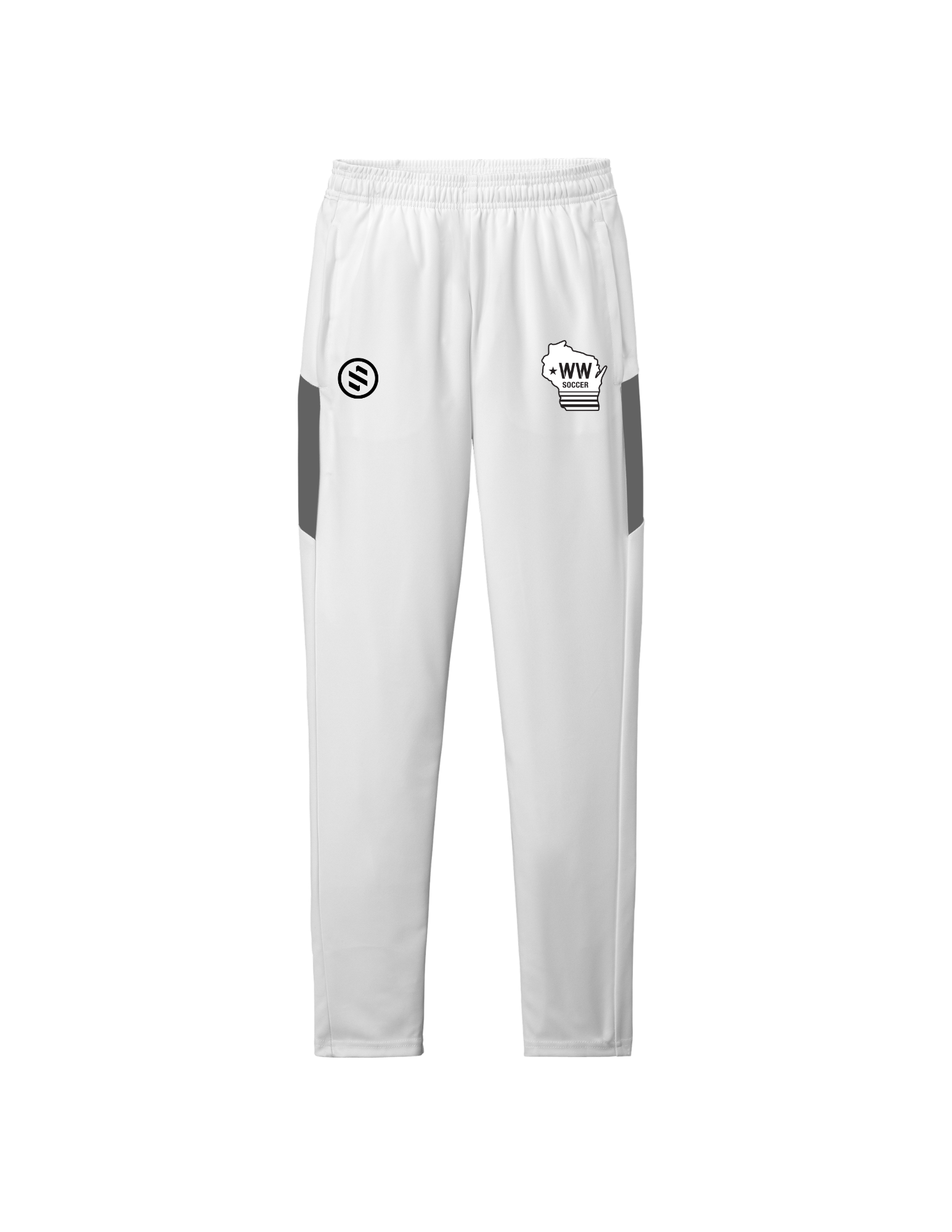 Western Wisconsin Coaches - Profit Tapered Pant - Men's - White/ Iron Grey