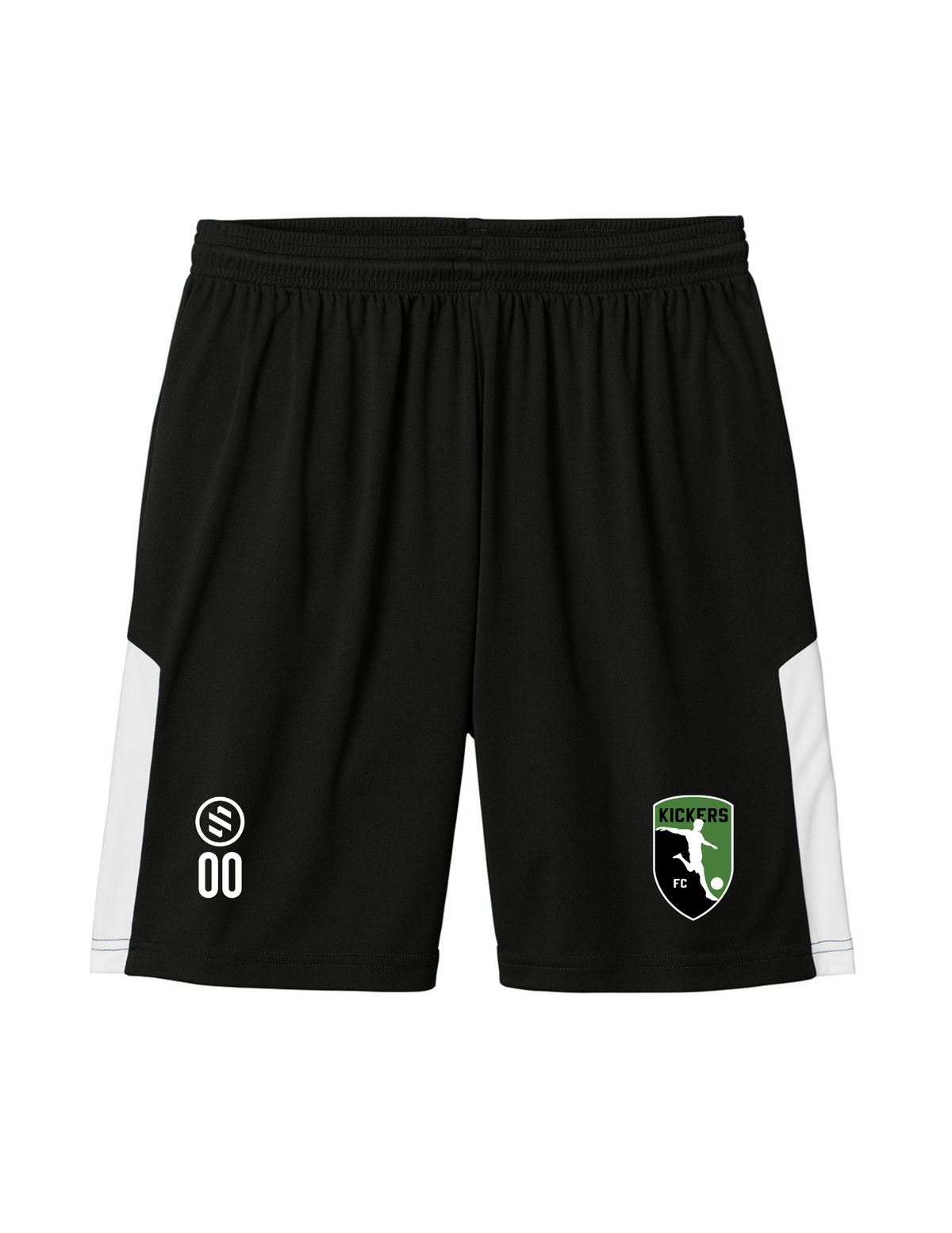 Kickers FC Coaches - Core Performance Training Short - Men's - Black/ White