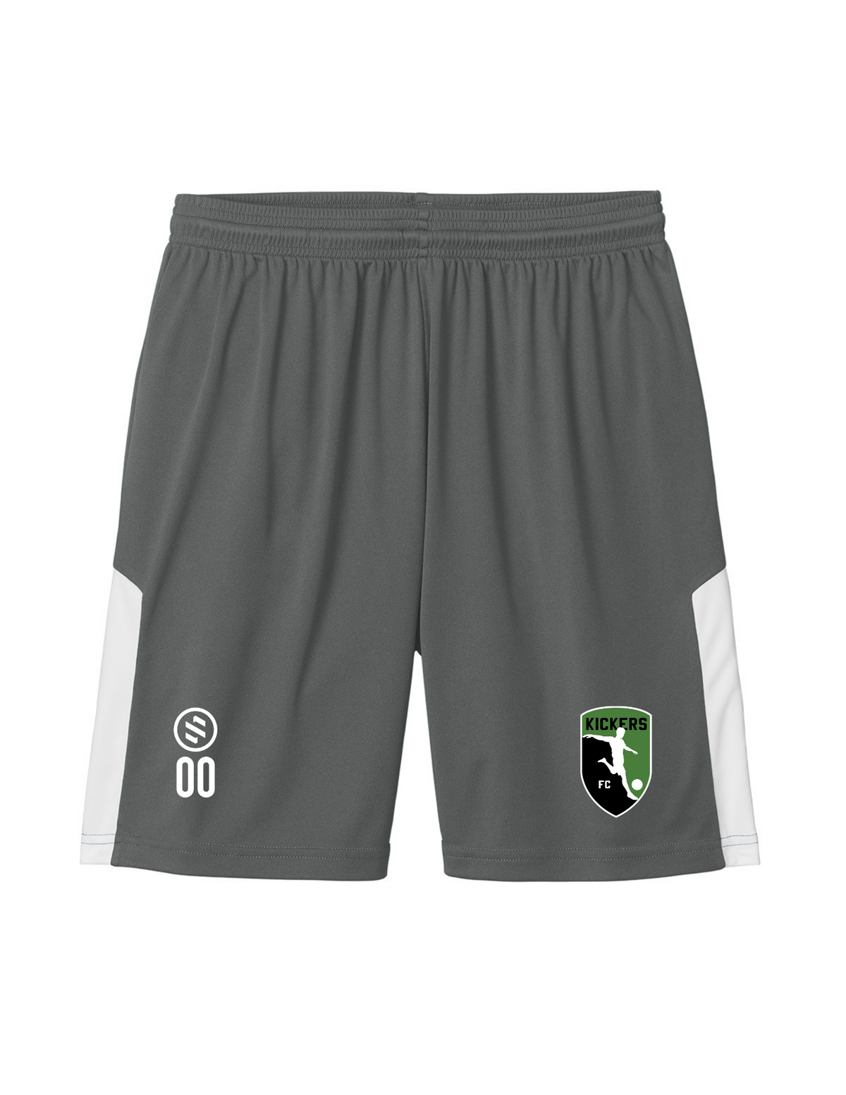 Kickers FC Coaches - Core Performance Training Short - Men's - Iron Grey/ White