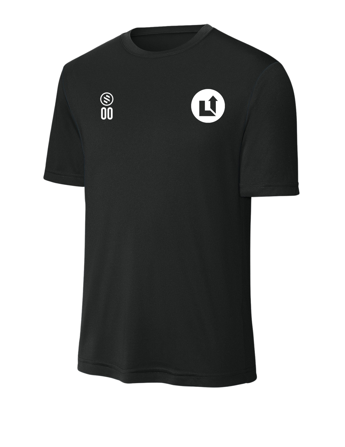 Level Up - Performance Club Tee - Black