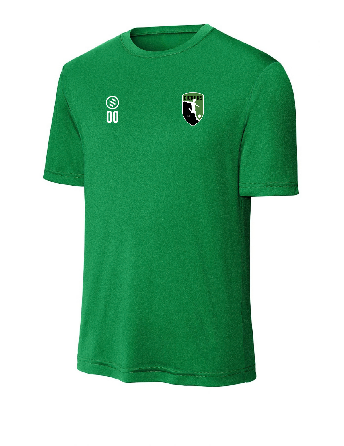 Kickers FC Coaches - Performance Club Tee - Kelly Green