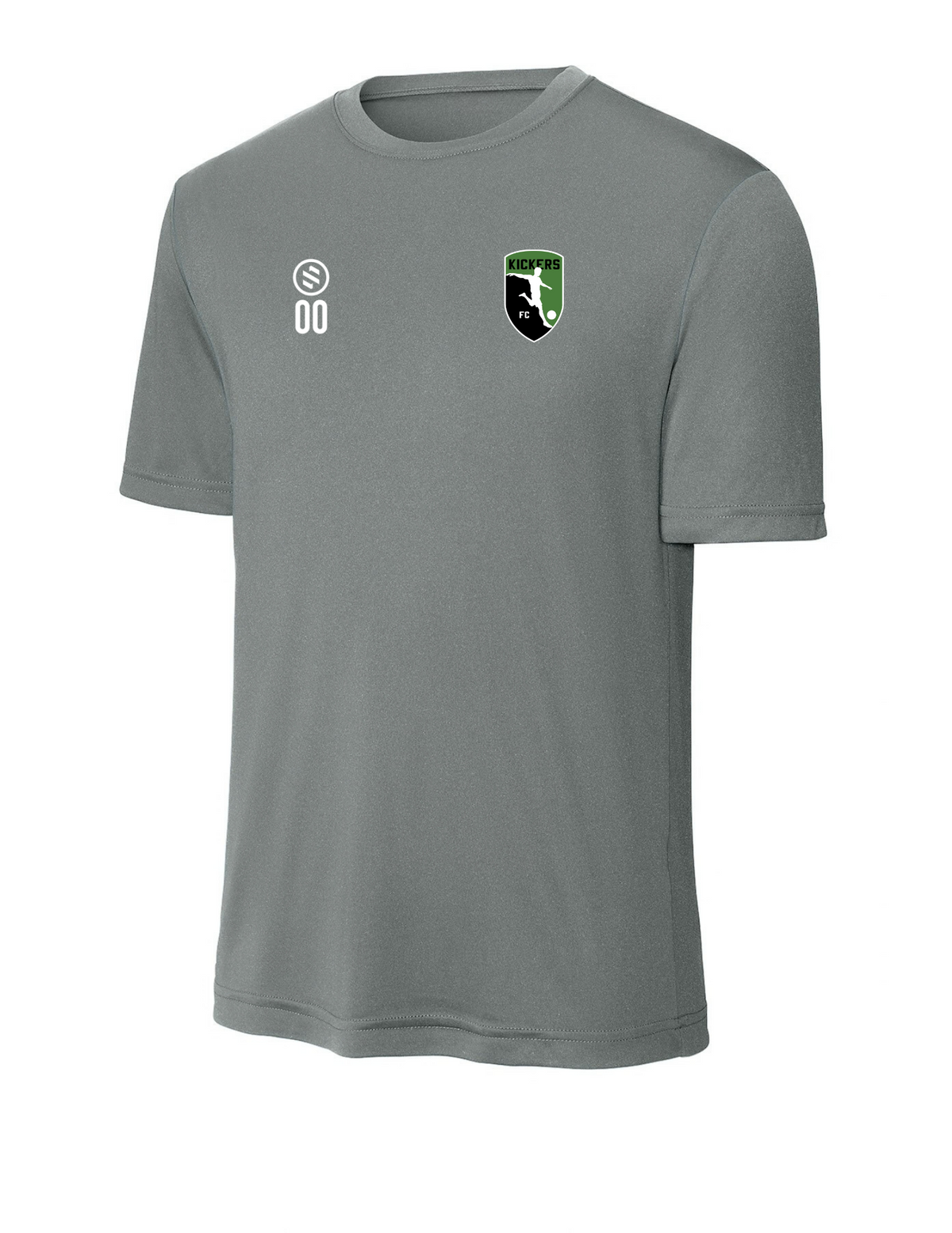 Kickers FC Coaches - Performance Club Tee - Silver