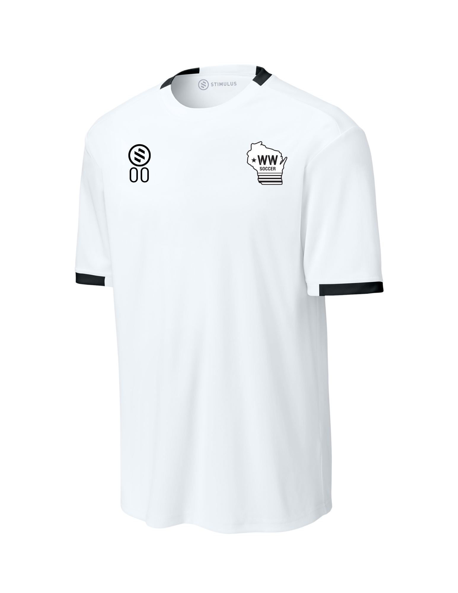 Western Wisconsin Coaches - Core Performance Tee - Adult - White/ Black