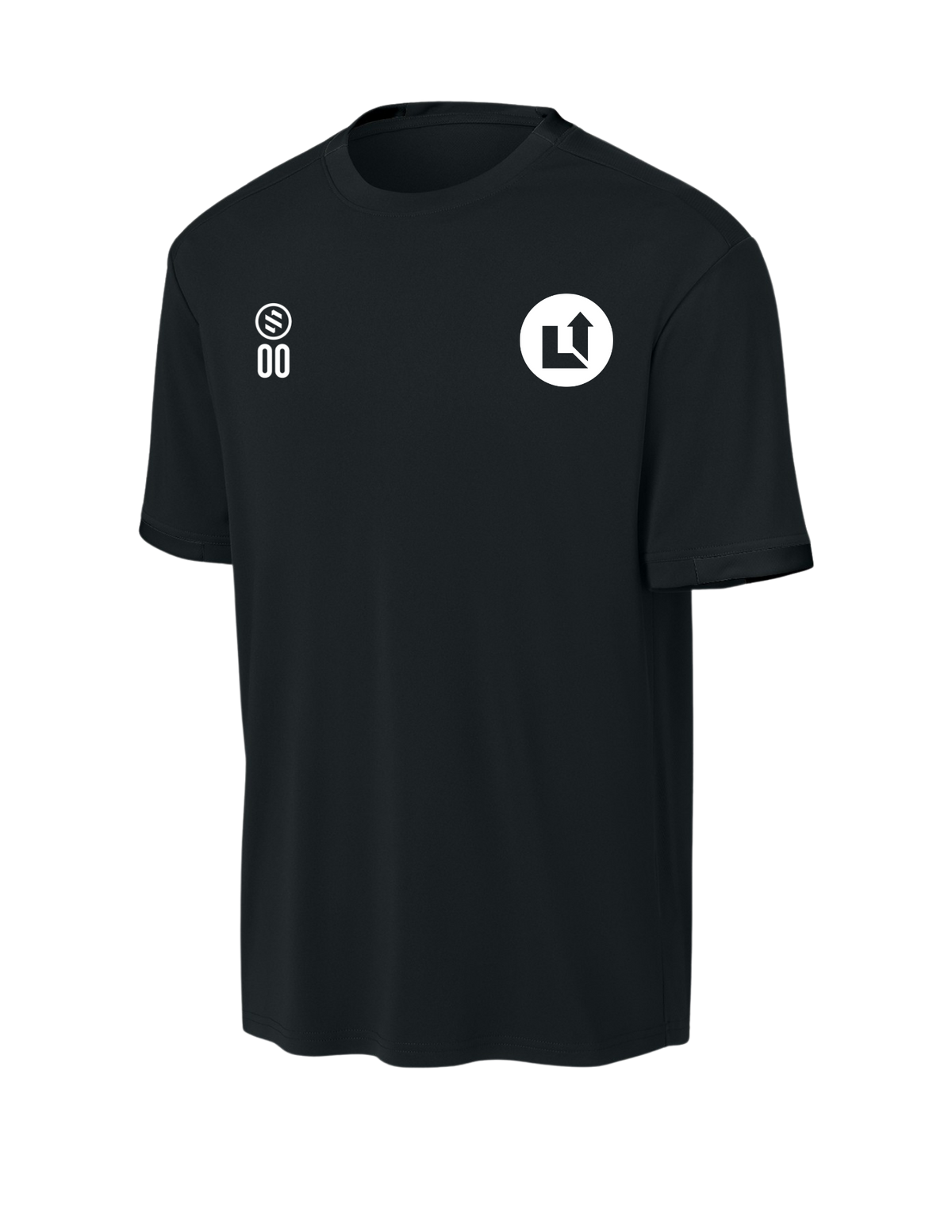 Level Up - Core Performance Tee - Black/ Black