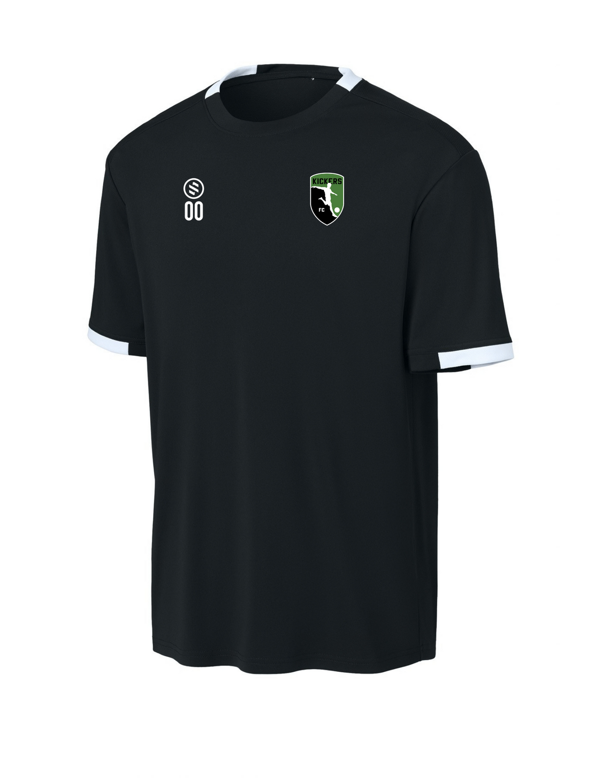 Kickers FC Coaches - Core Performance Tee - Adult - Black/ White