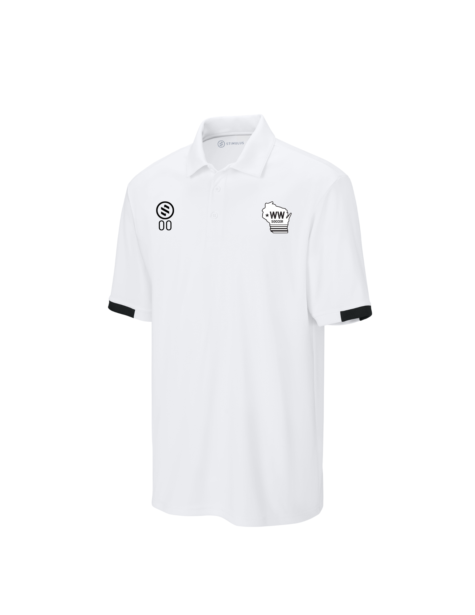 Western Wisconsin Coaches - Core Performance Polo - Men's - White/ Black