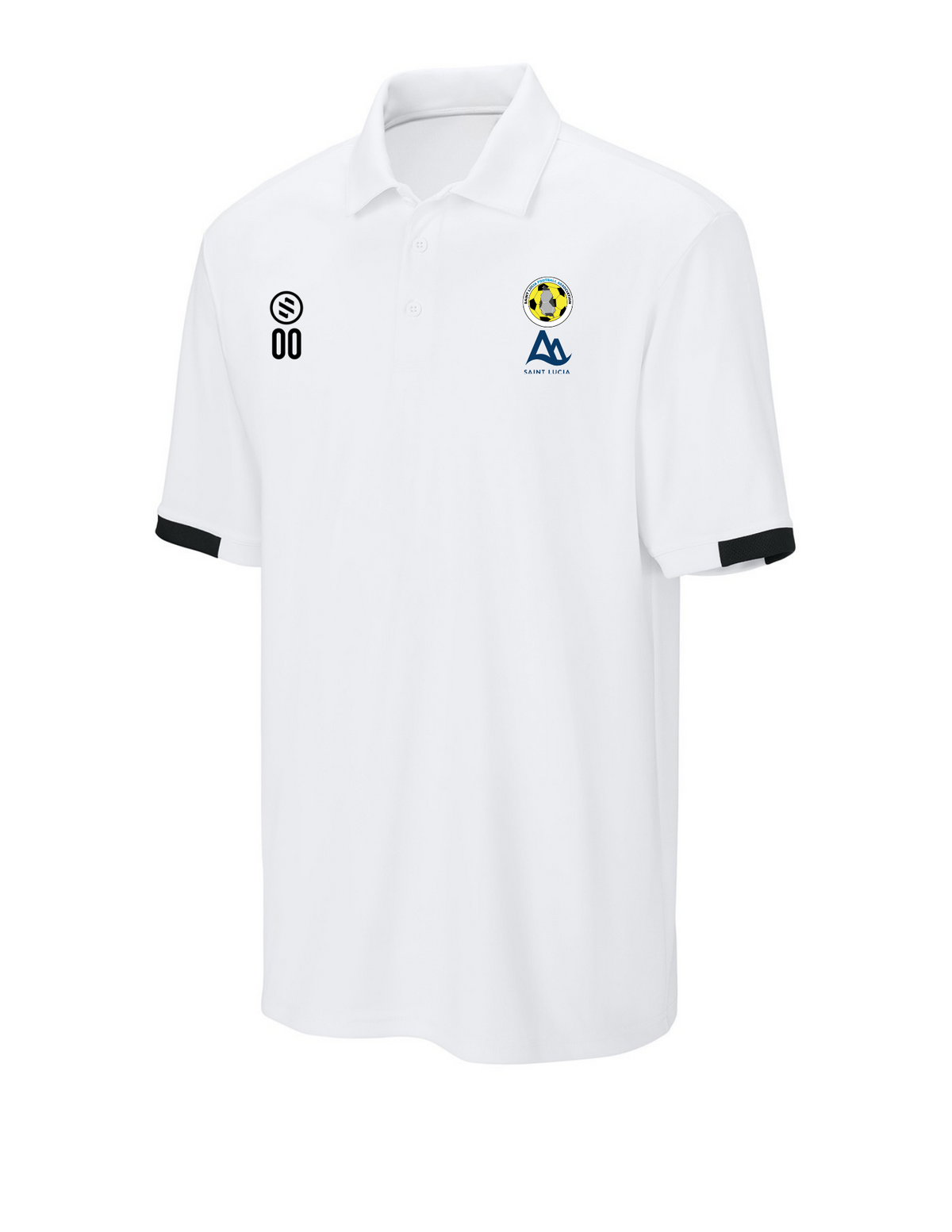 Saint Lucia - Core Performance Polo - White