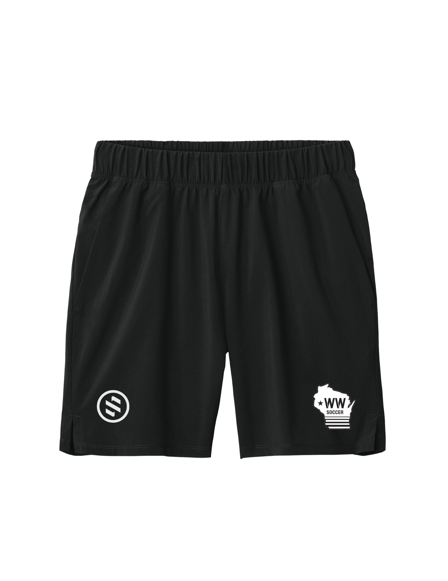 Western Wisconsin Coaches - Performance Pocket Shorts - Men's - Black