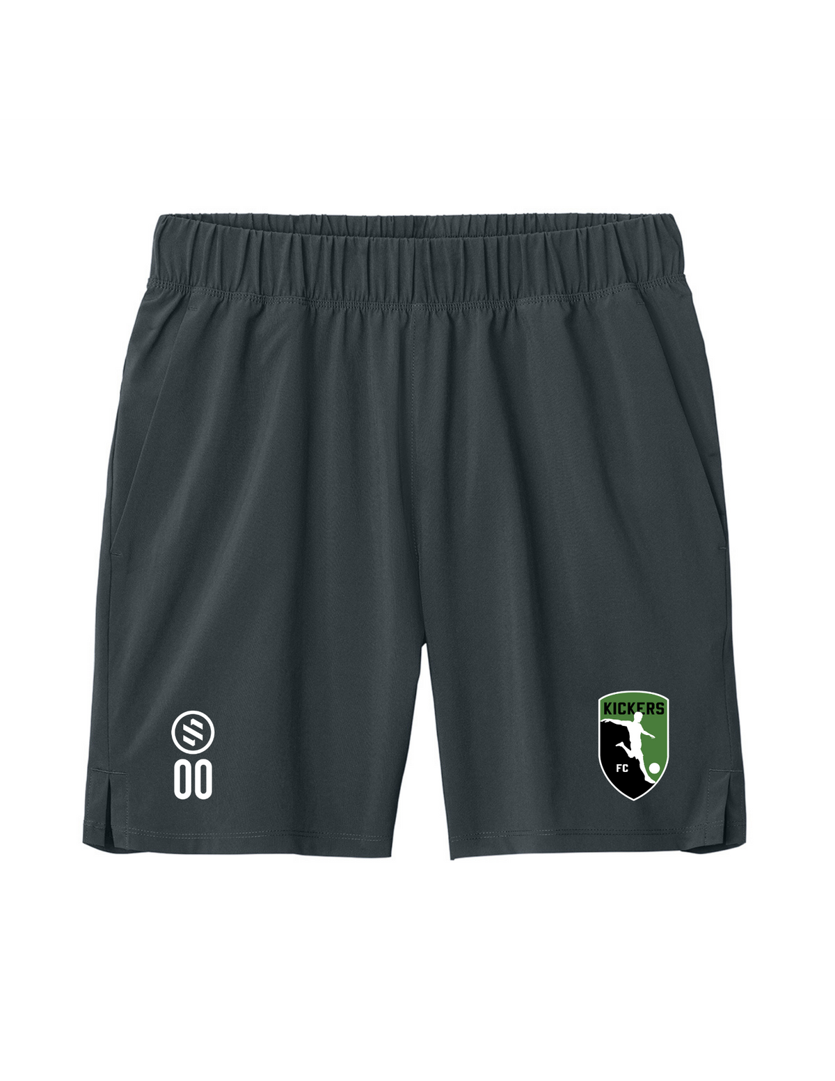 Kickers FC Coaches - Performance Pocket Short - Men’s - Iron Grey