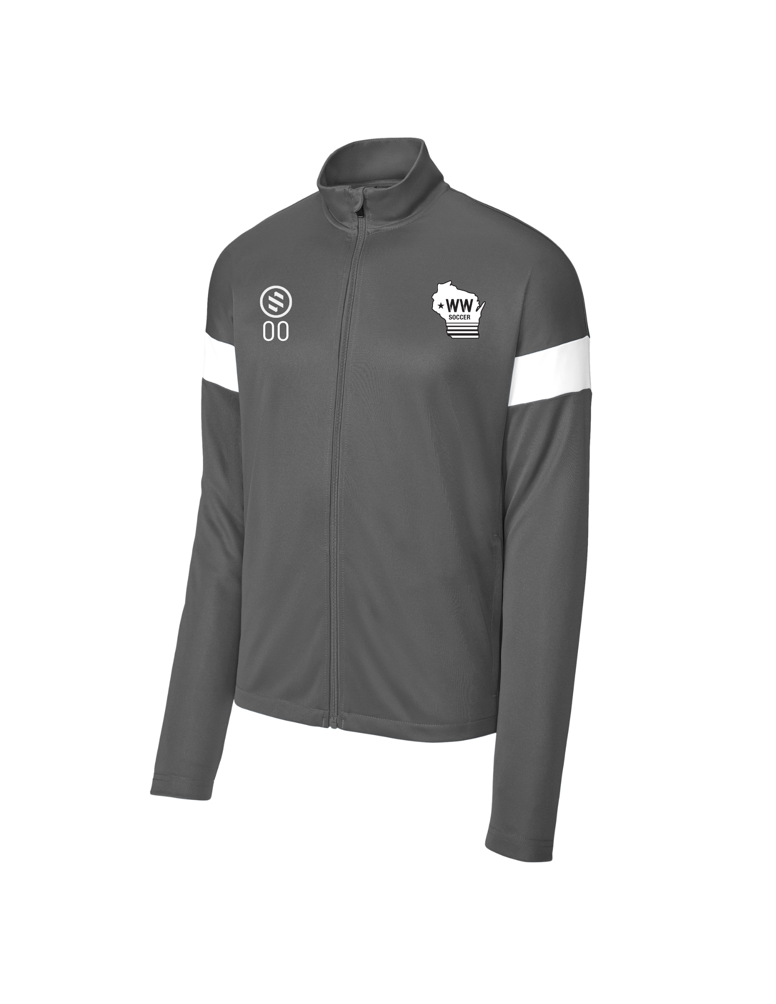 Western Wisconsin Coaches - Profit Full-Zip Jacket - Men's - Iron Grey/ White