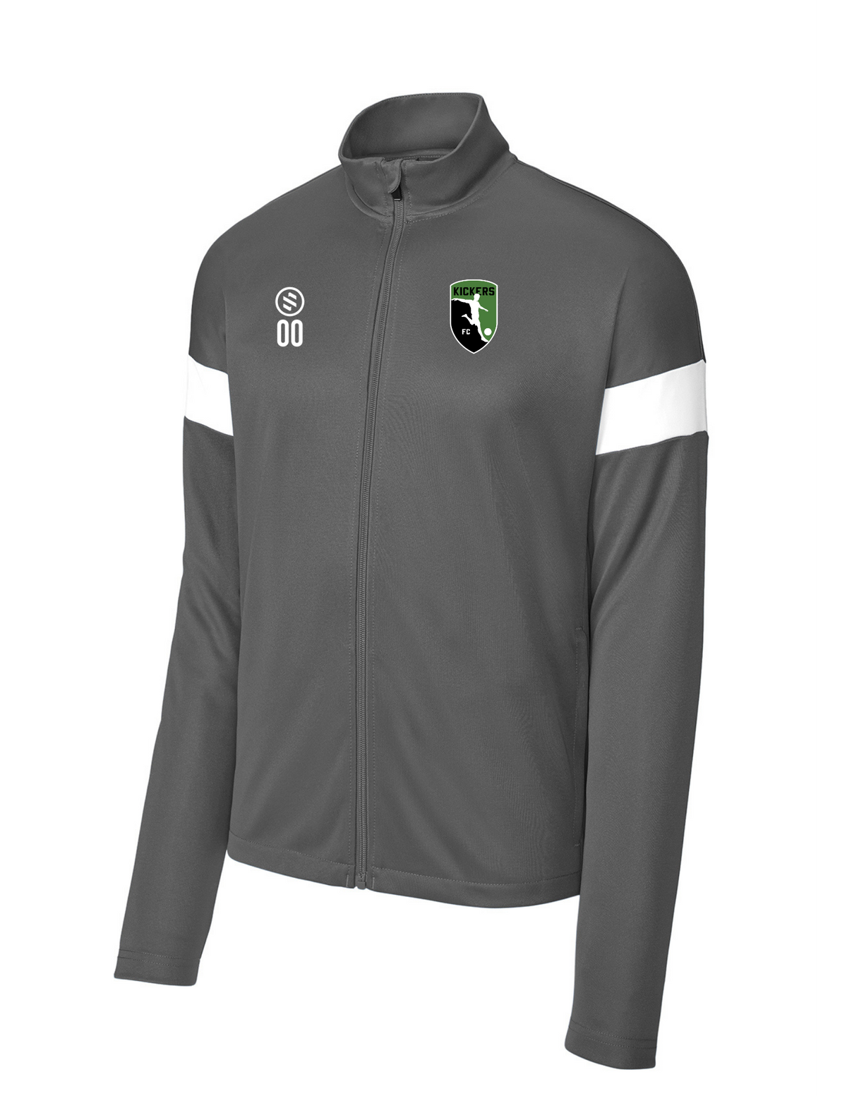 Kickers FC Coaches - ProFit Full-Zip Jacket - Men's - Iron Grey/ White