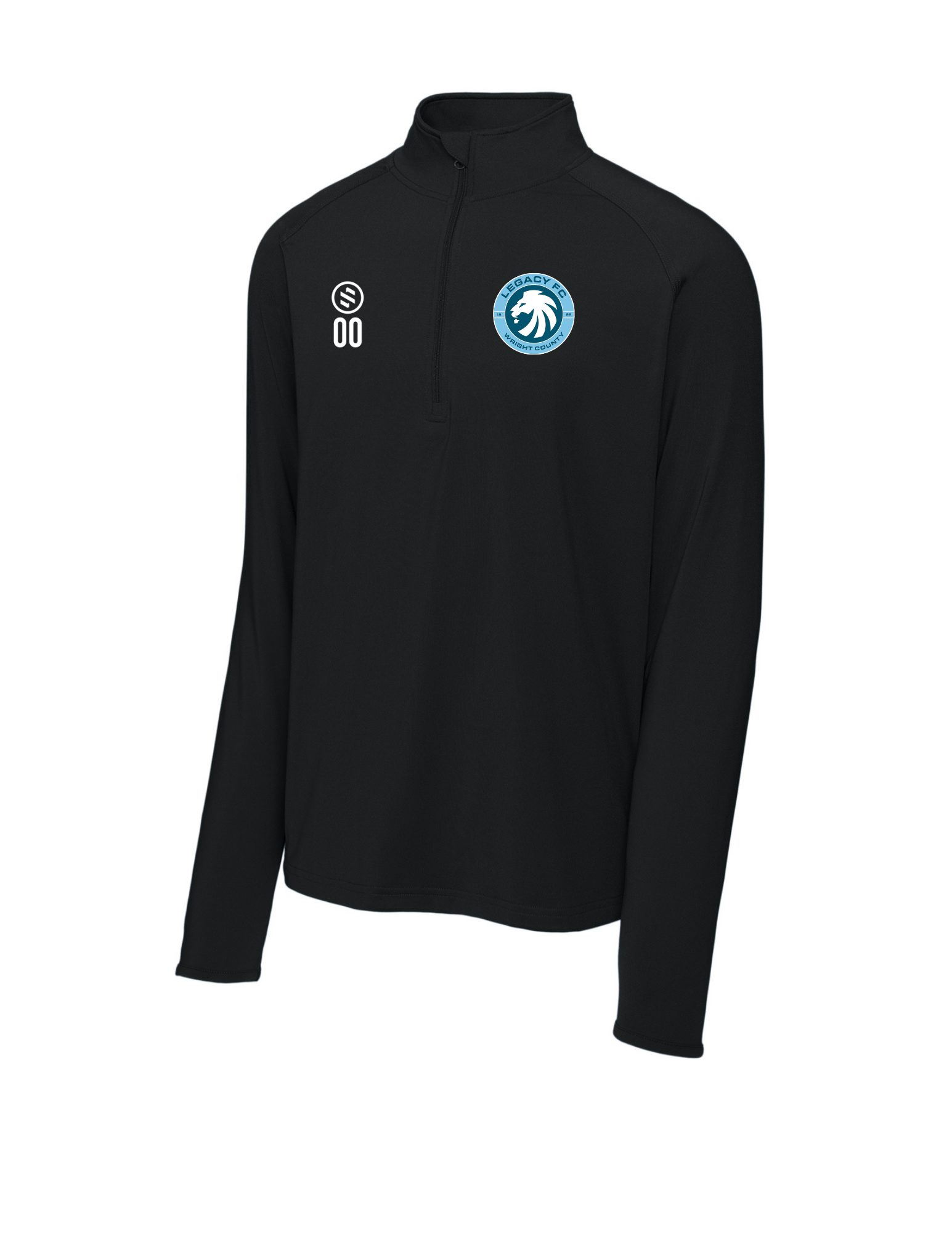 Legacy FC Coaches - 1/4-Zip Pullover - Men’s - Black