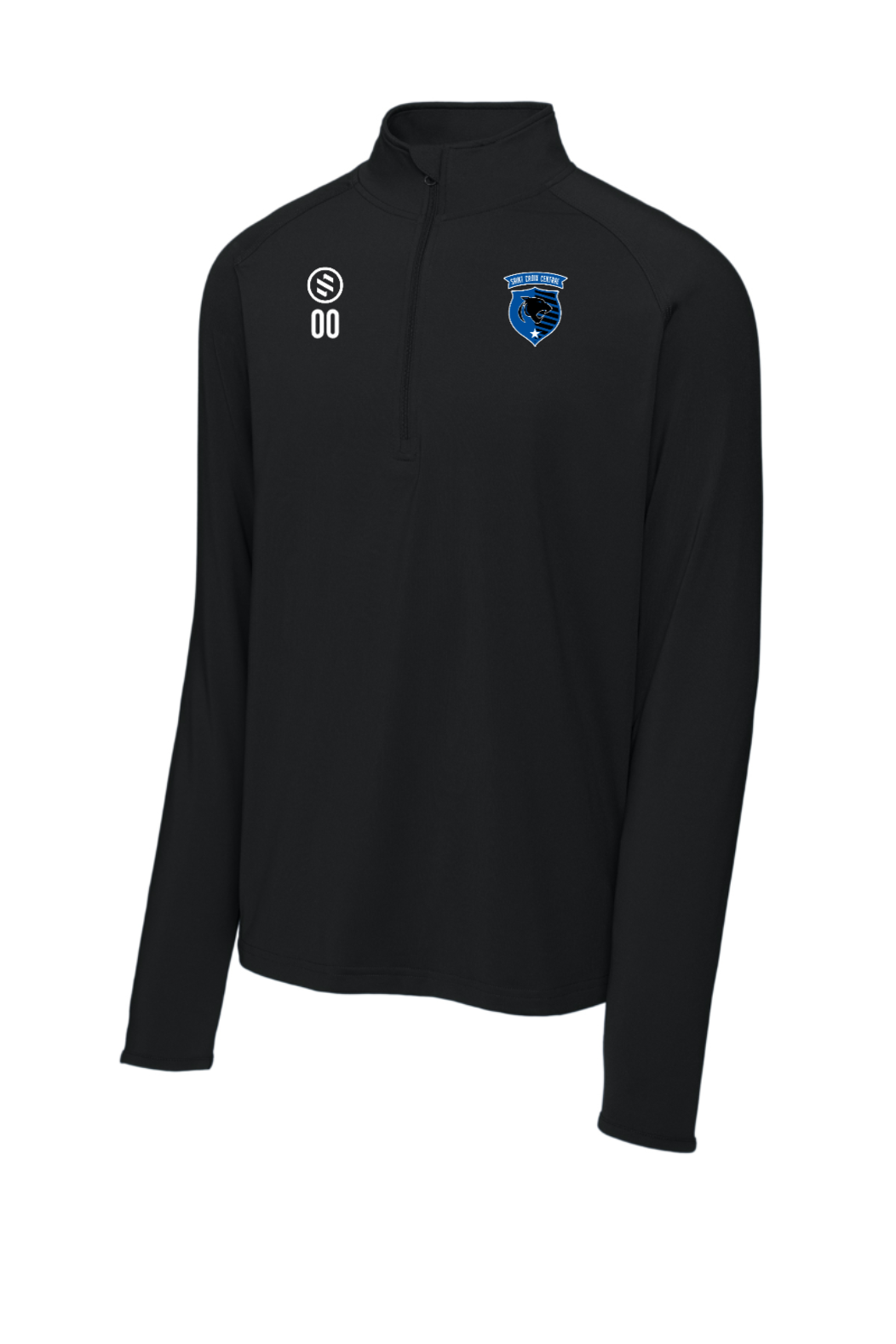 St.Croix Central Boys - 1/4 Zip Pullover - Men's - Black