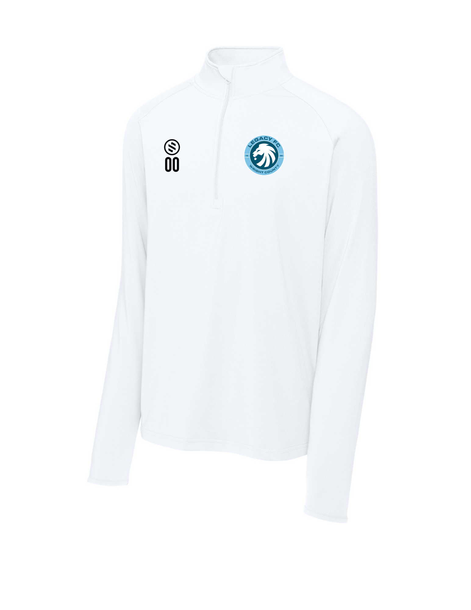 Legacy FC Coaches - 1/4-Zip Pullover - Men’s - White