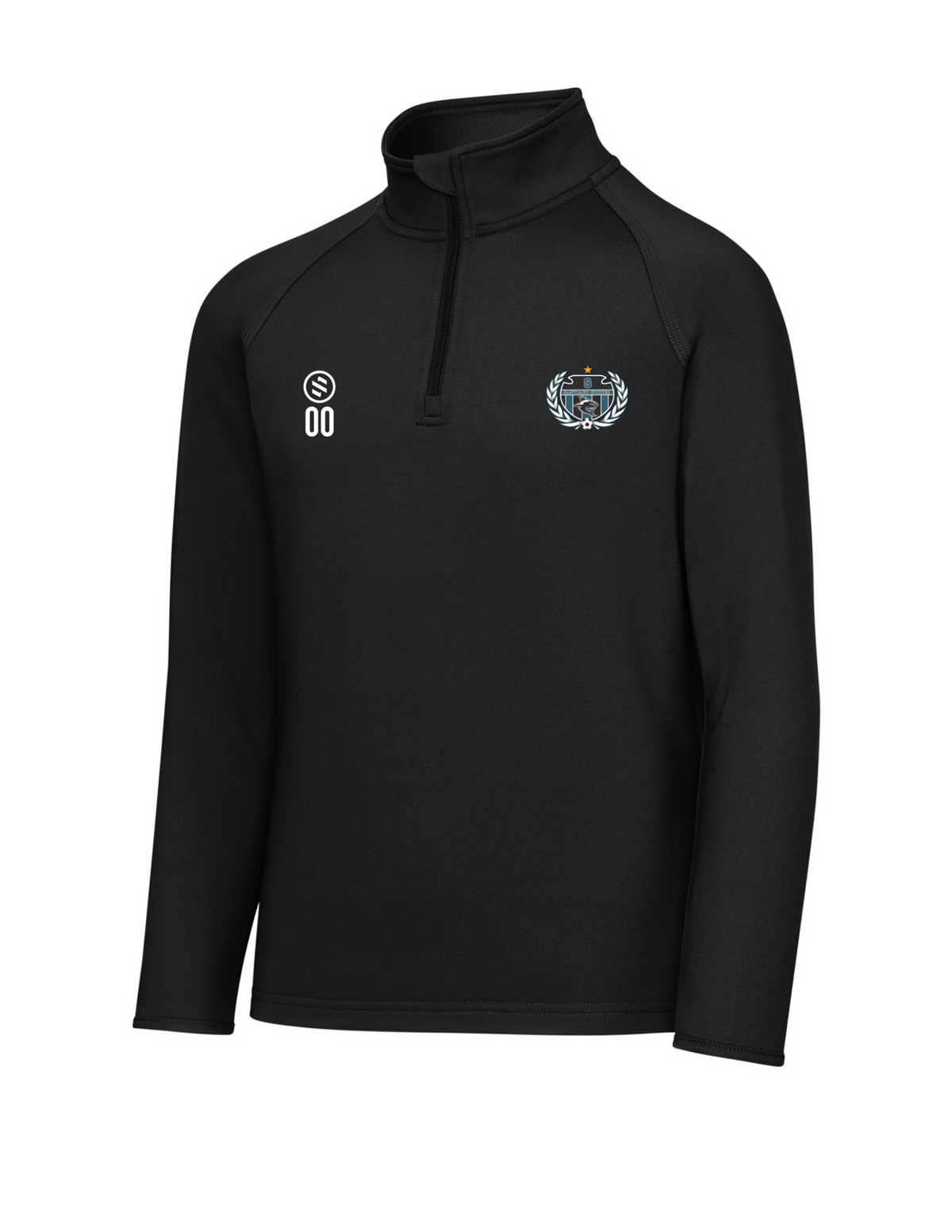 Santiago Soccer HS - 1/4-Zip Pullover - Men's - Black