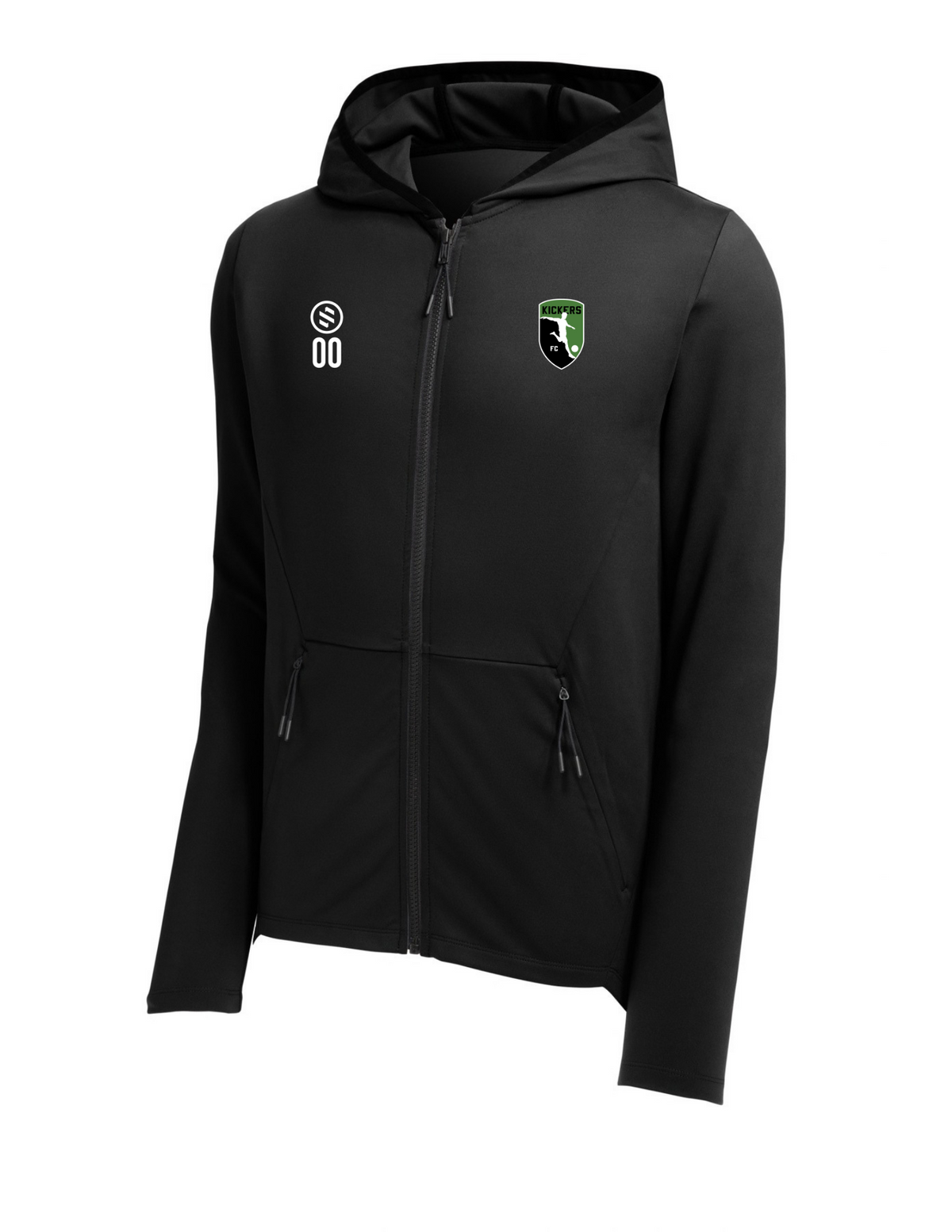 Kickers FC Coaches - Performance Zip Hoodie - Men’s - Black