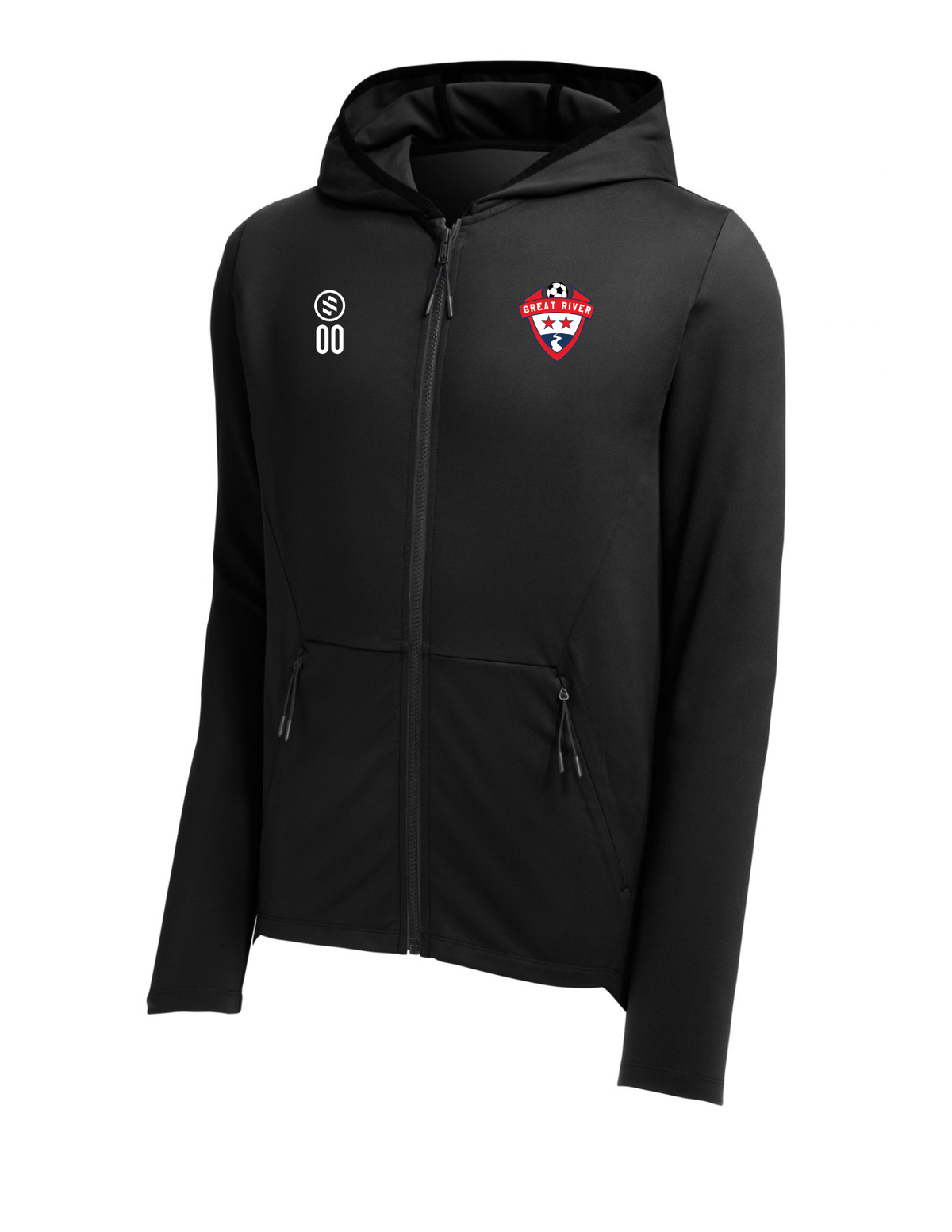 Great River SC - Performance Zip Hoodie – Men’s