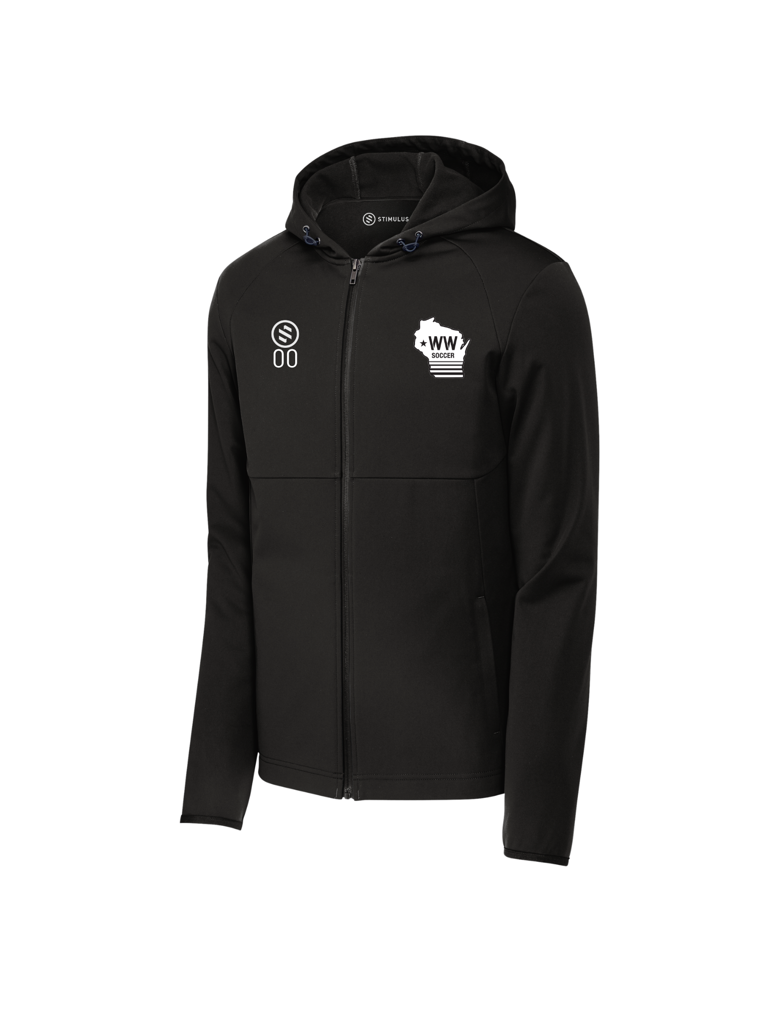 Western Wisconsin Coaches - Pro Weather Jacket - Men's - Deep Black