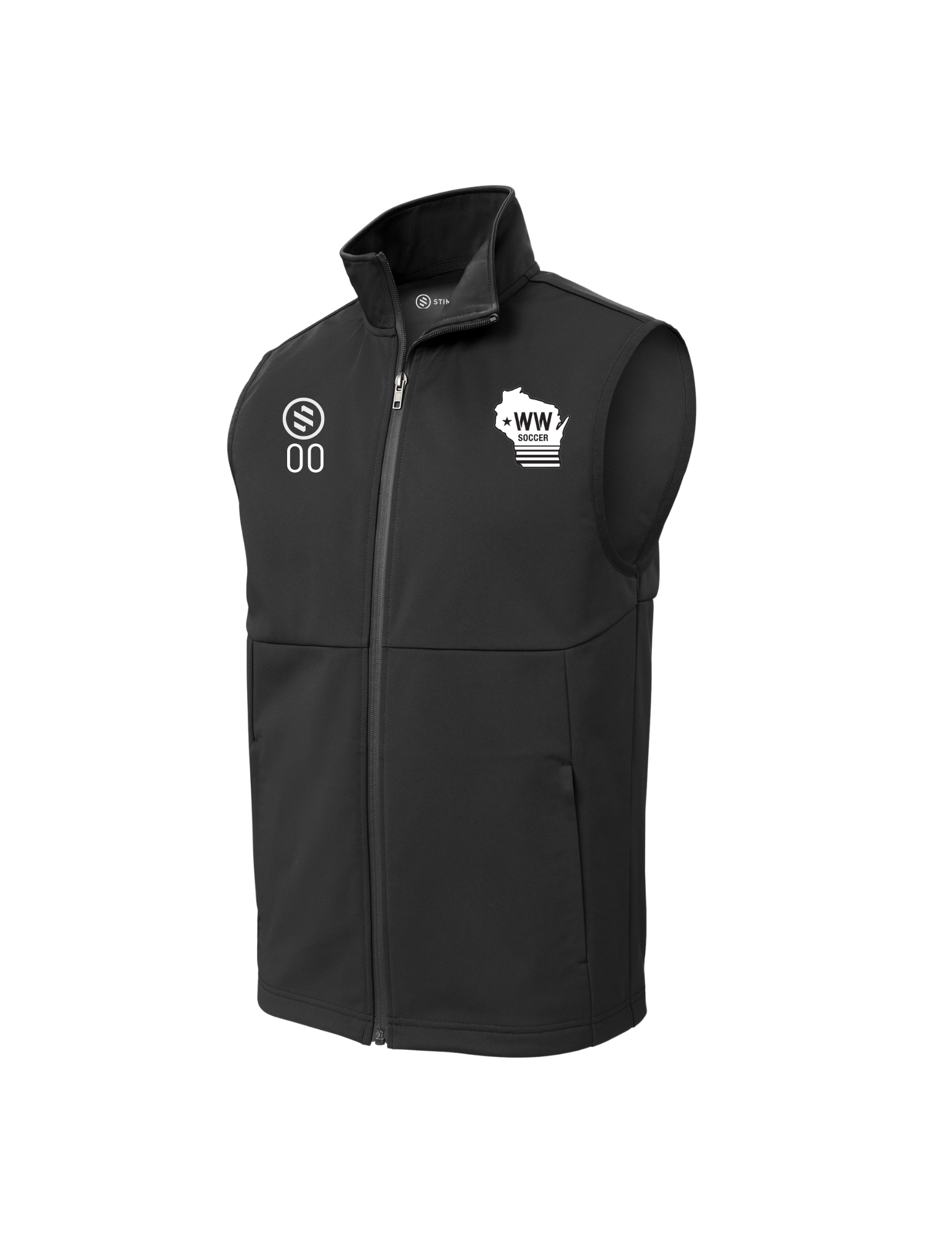 Western Wisconsin Coaches - Pro Weather Vest  - Deep Black