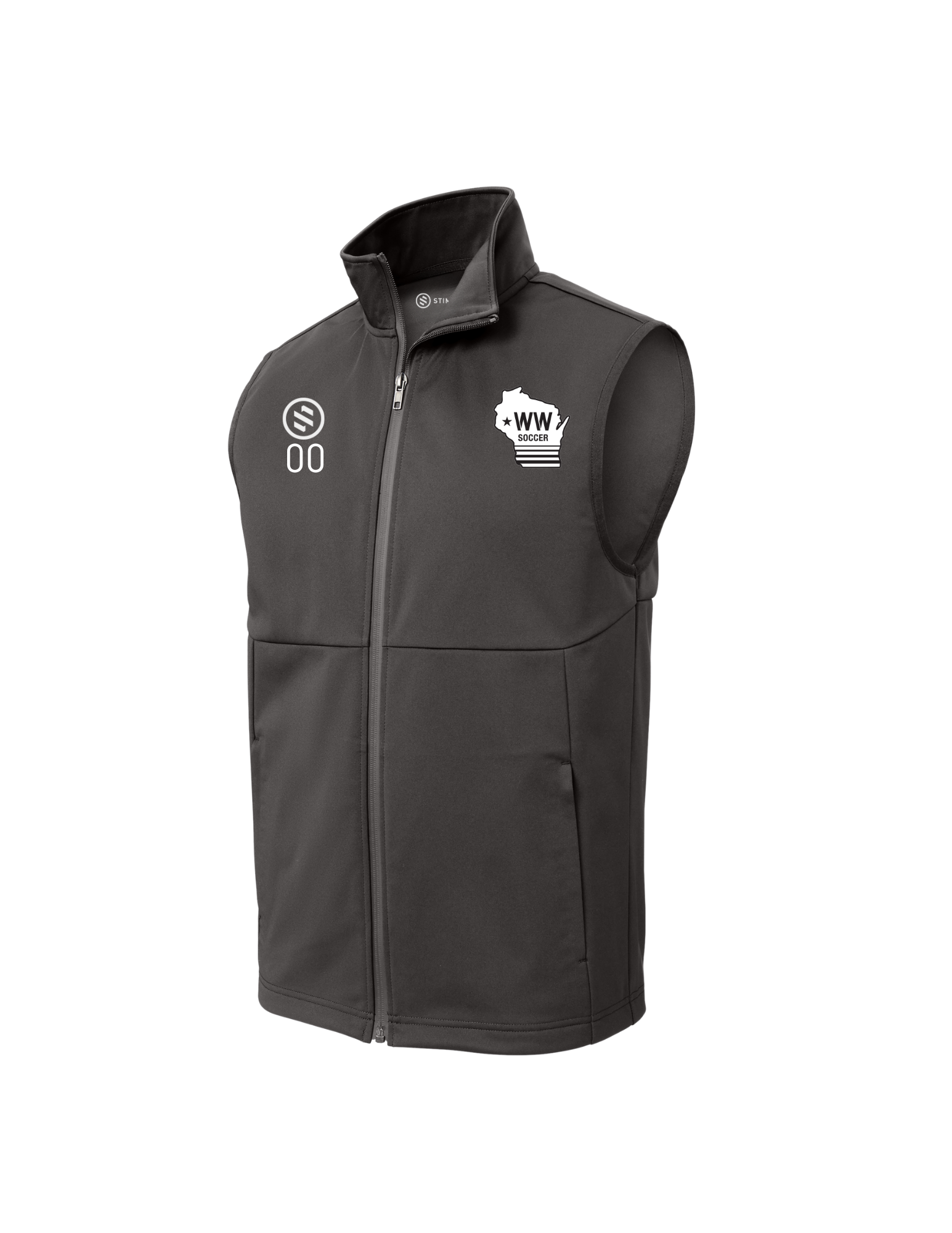 Western Wisconsin Coaches - Pro Weather Vest  - Graphite