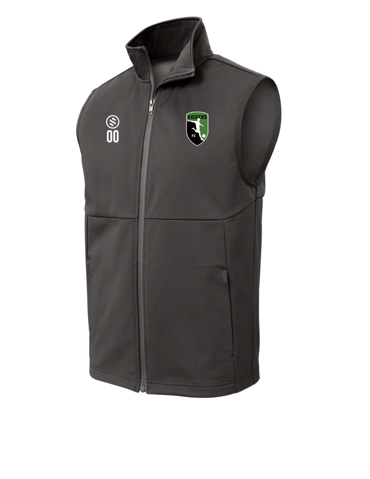 Kickers FC Coaches - Pro Weather Vest - Graphite