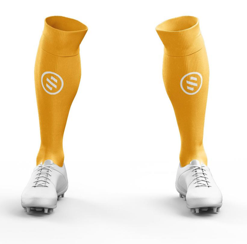 Neon Orange Socks - C2827