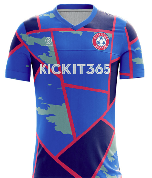 Kickit365 - Blue Game Jersey