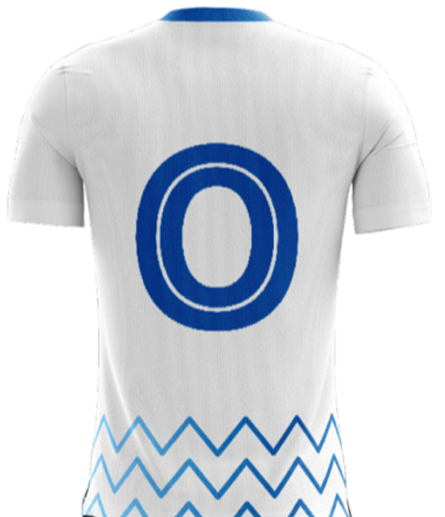 Kickit365 - White Game Jersey