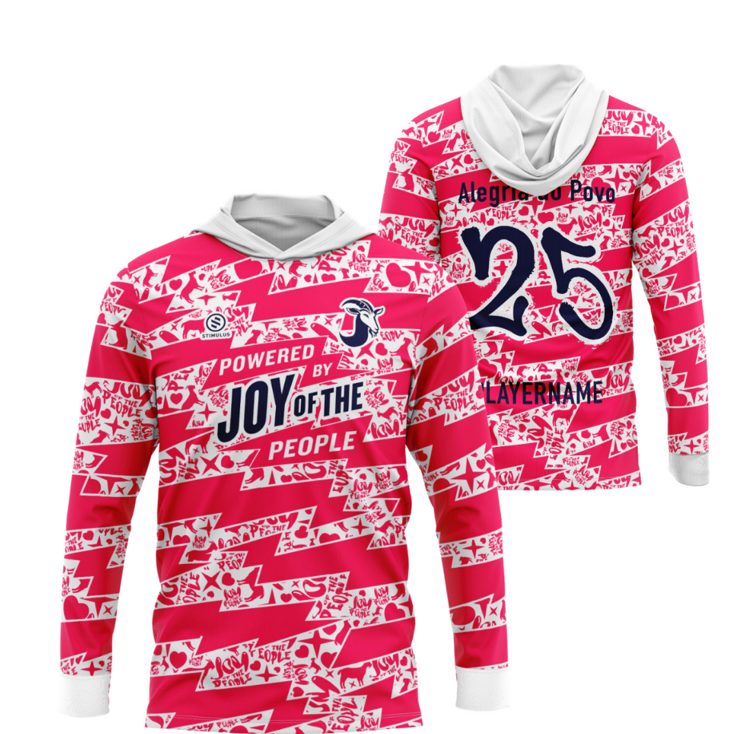 Joy Of The People - Pink Lightweight Hoodie