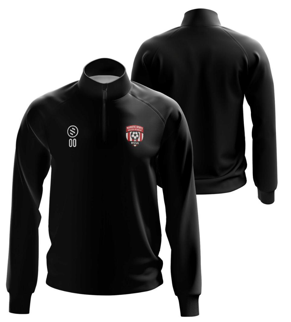 Markotic - Black Half Zip Jacket