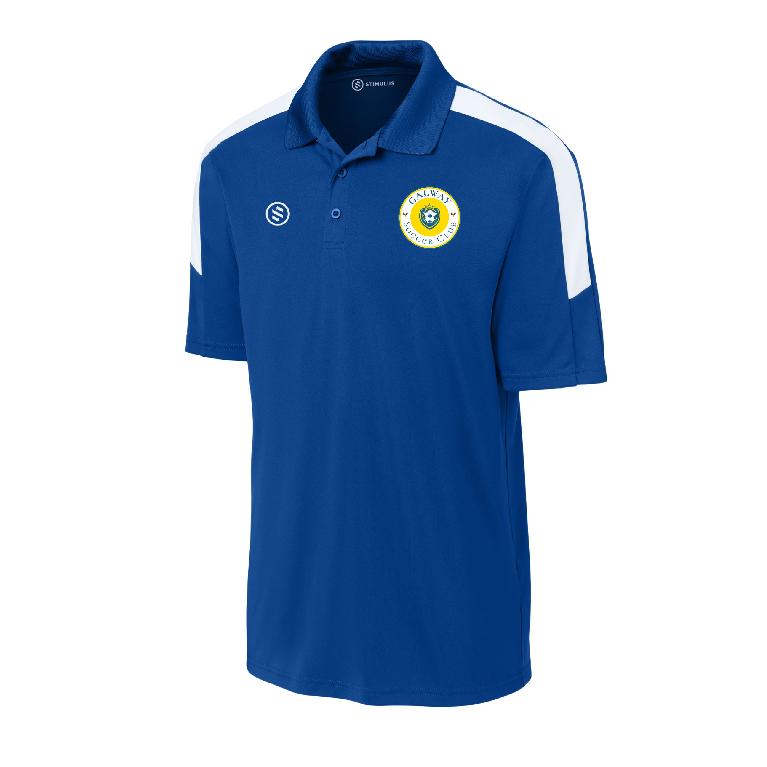 Galway Soccer Club - Performance Stripe Polo