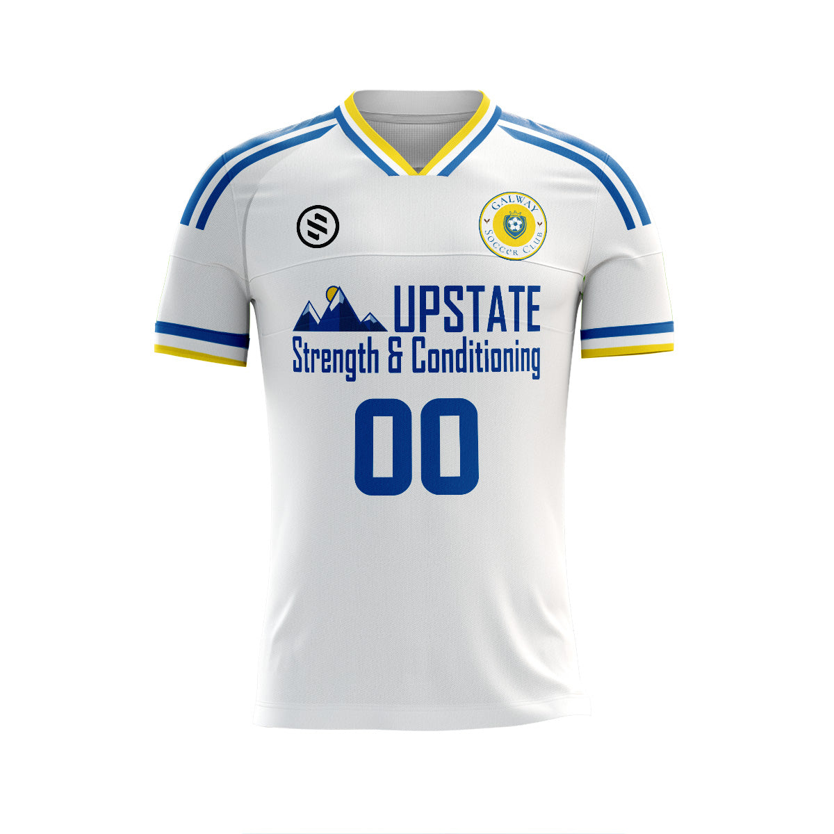 Galway Soccer Club - White Game Jersey
