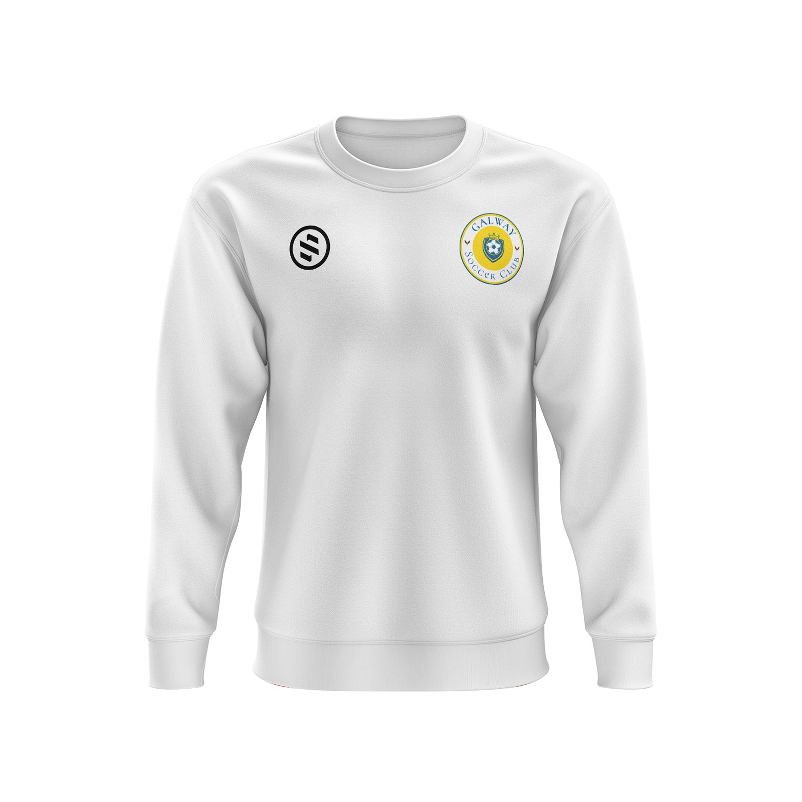 Galway Soccer Club - White Sweatshirt