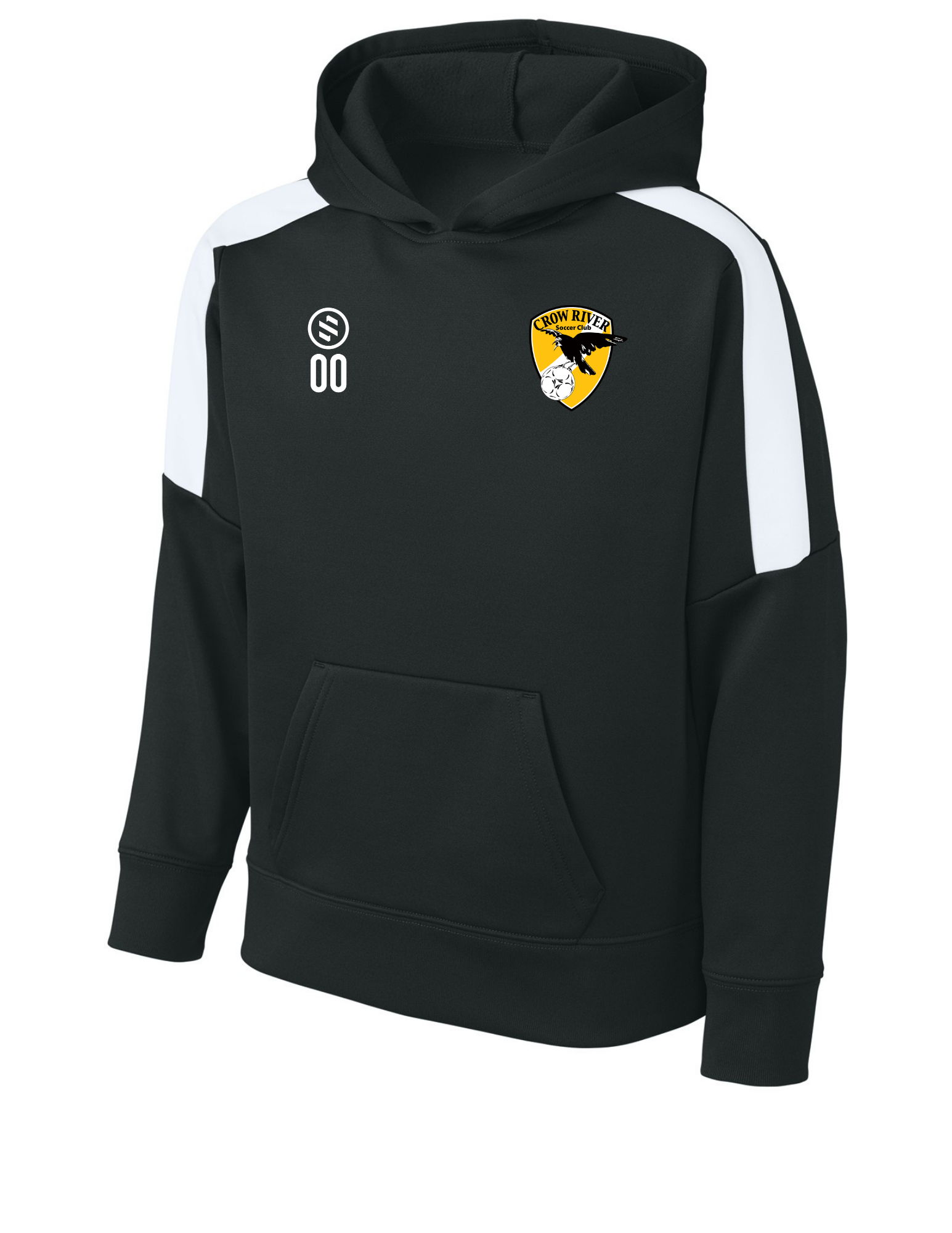 Crow River - Performance Stripe Hoodie - Youth