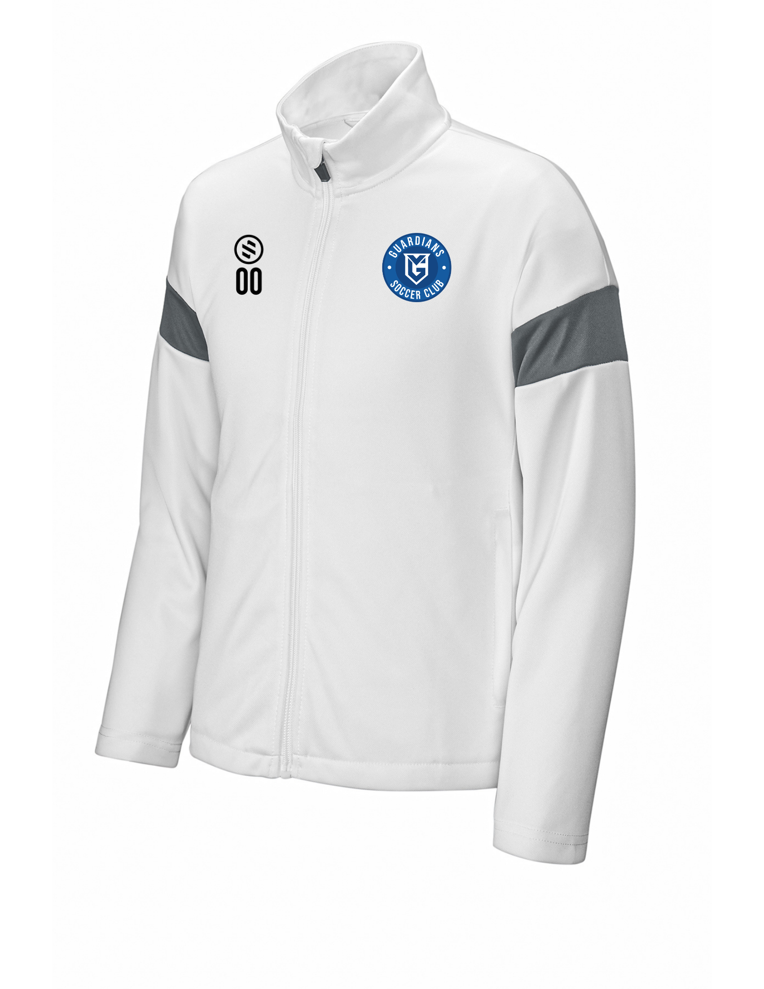 VSA Guardian - ProFit Full Zip Jacket - Youth - White/ Iron Grey