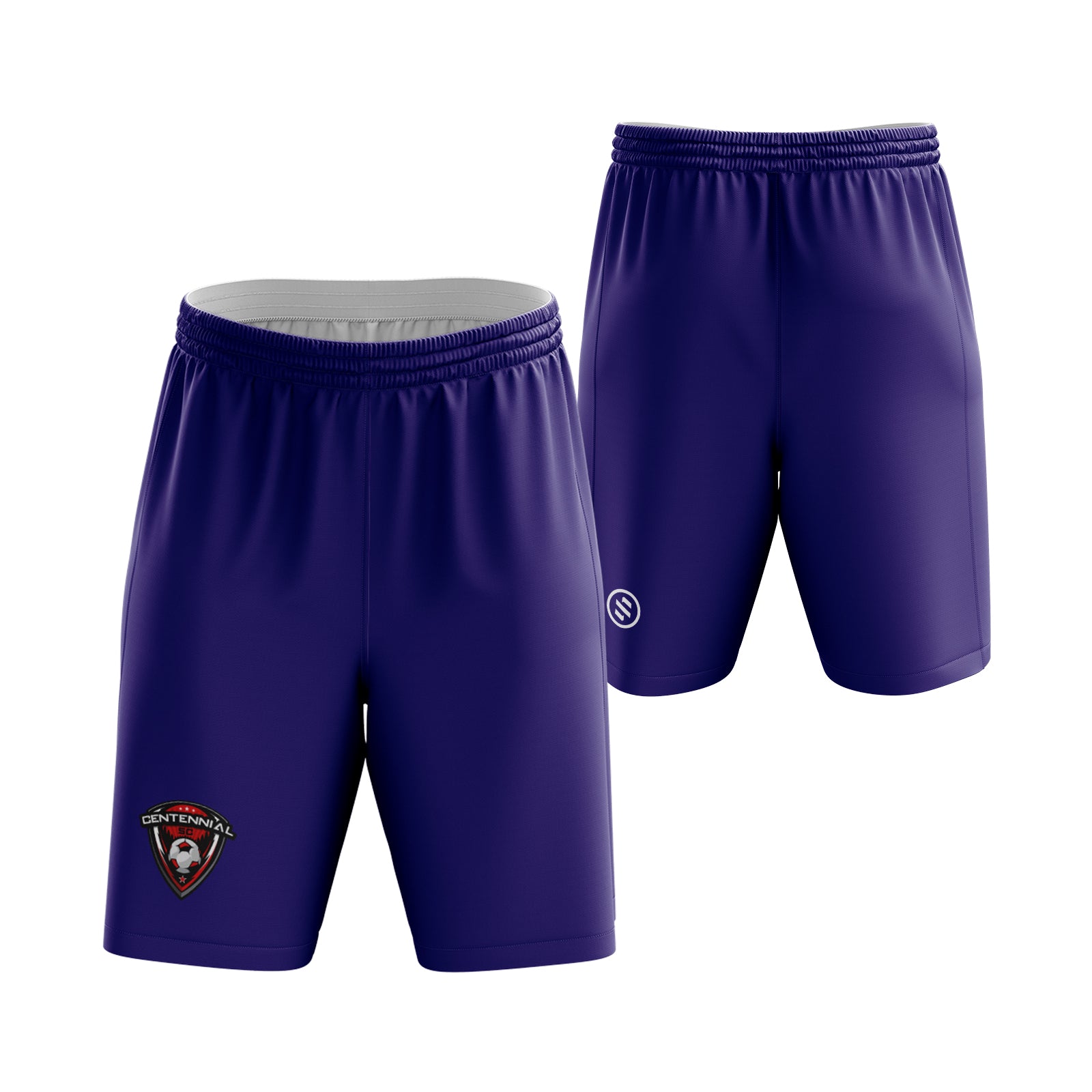 Centennial Soccer Club - Purple Goalkeeper Shorts