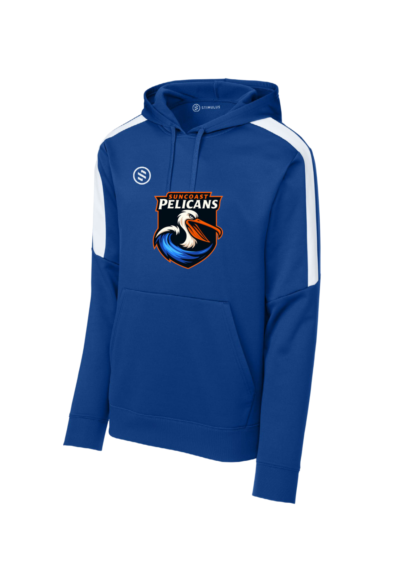 Suncoast Pelicans - Performance Stripe Hoodie - Adult