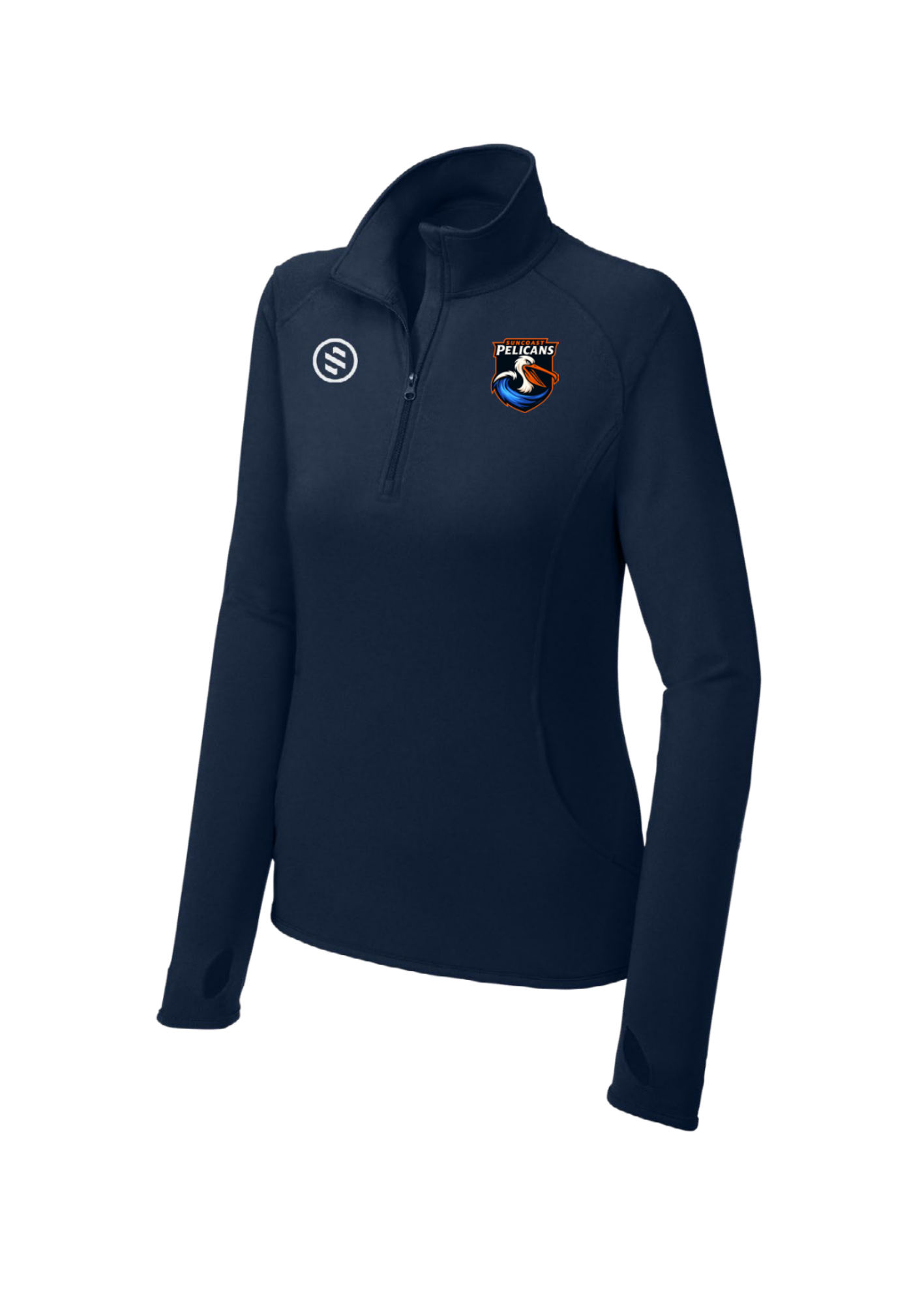 Suncoast Pelicans - 1/4-Zip Pullover - Women’s