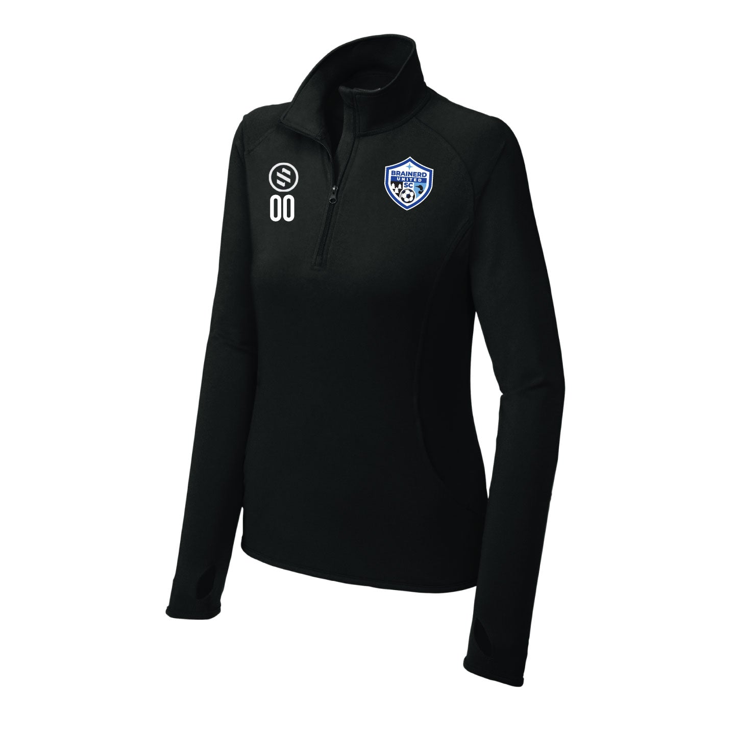 Brainerd United FC - 1/4-Zip Pullover - Women’s