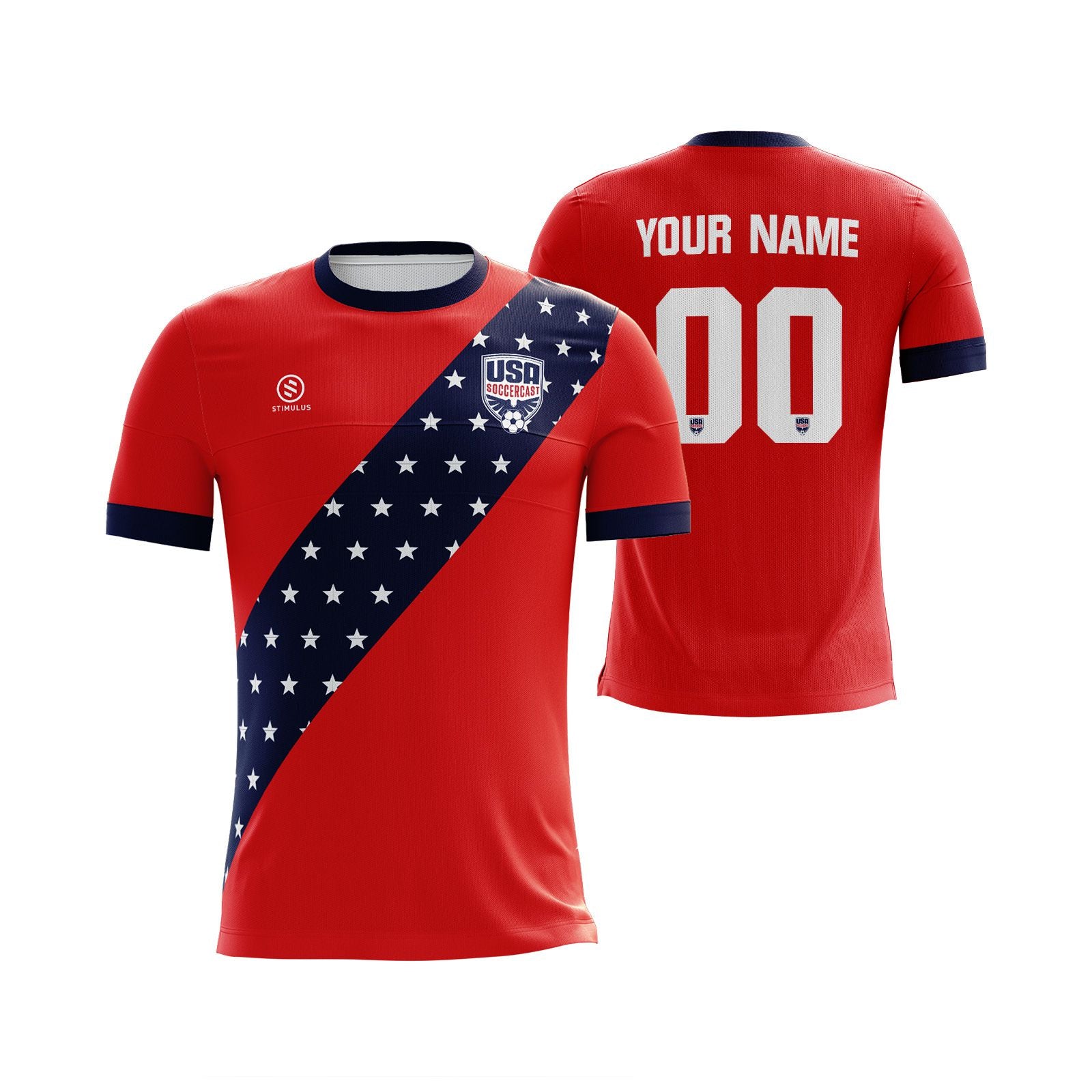 USA Soccercast - 2024 Pre Match Jersey Short Sleeve